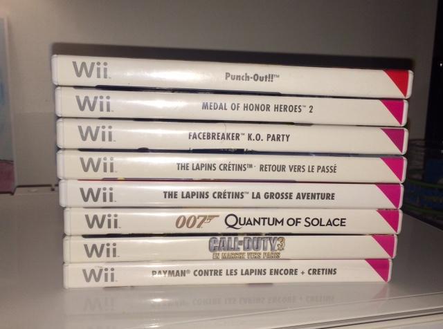troc de troc nombreux jeux nintendo wii – parfait état ( à échanger contre blurays ou jeux ps4 de ma liste de recherche ) image 0