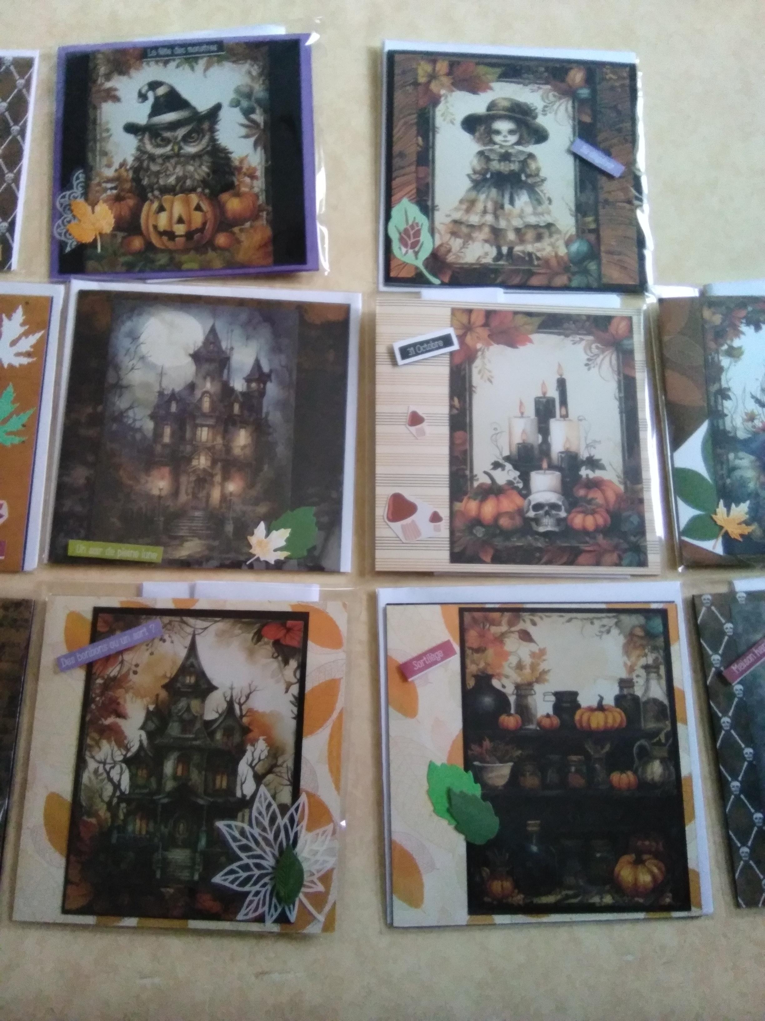 troc de troc lot cartes double et enveloppes, très bon état image 1