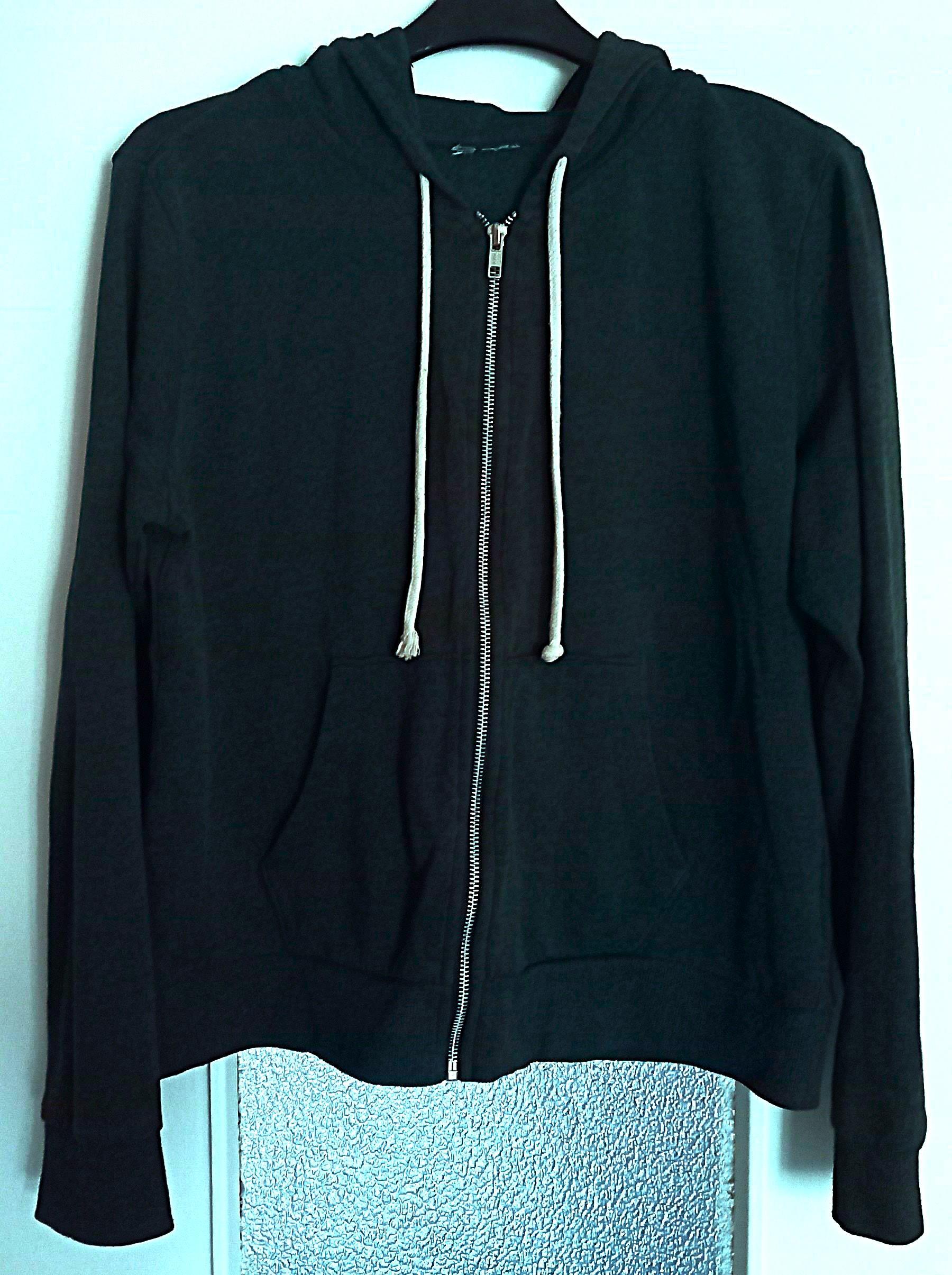 troc de troc sweat à capuche vert chiné foncé. image 0