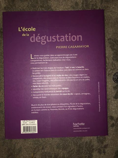 troc de troc livre "l'école de la dégustation" (comme neuf) image 1
