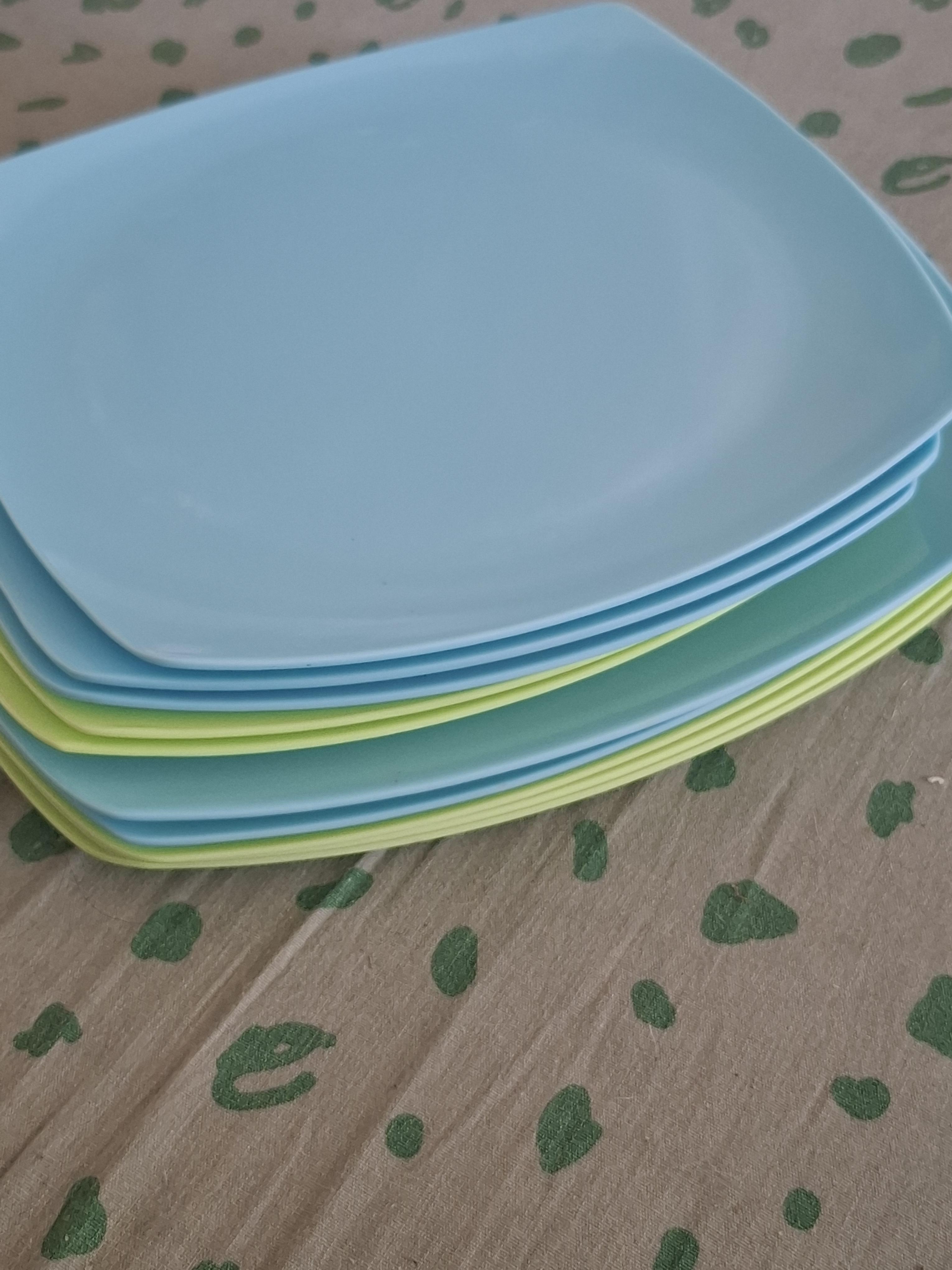 troc de troc reserve lot 11 assiettes à pique nique lavables image 0