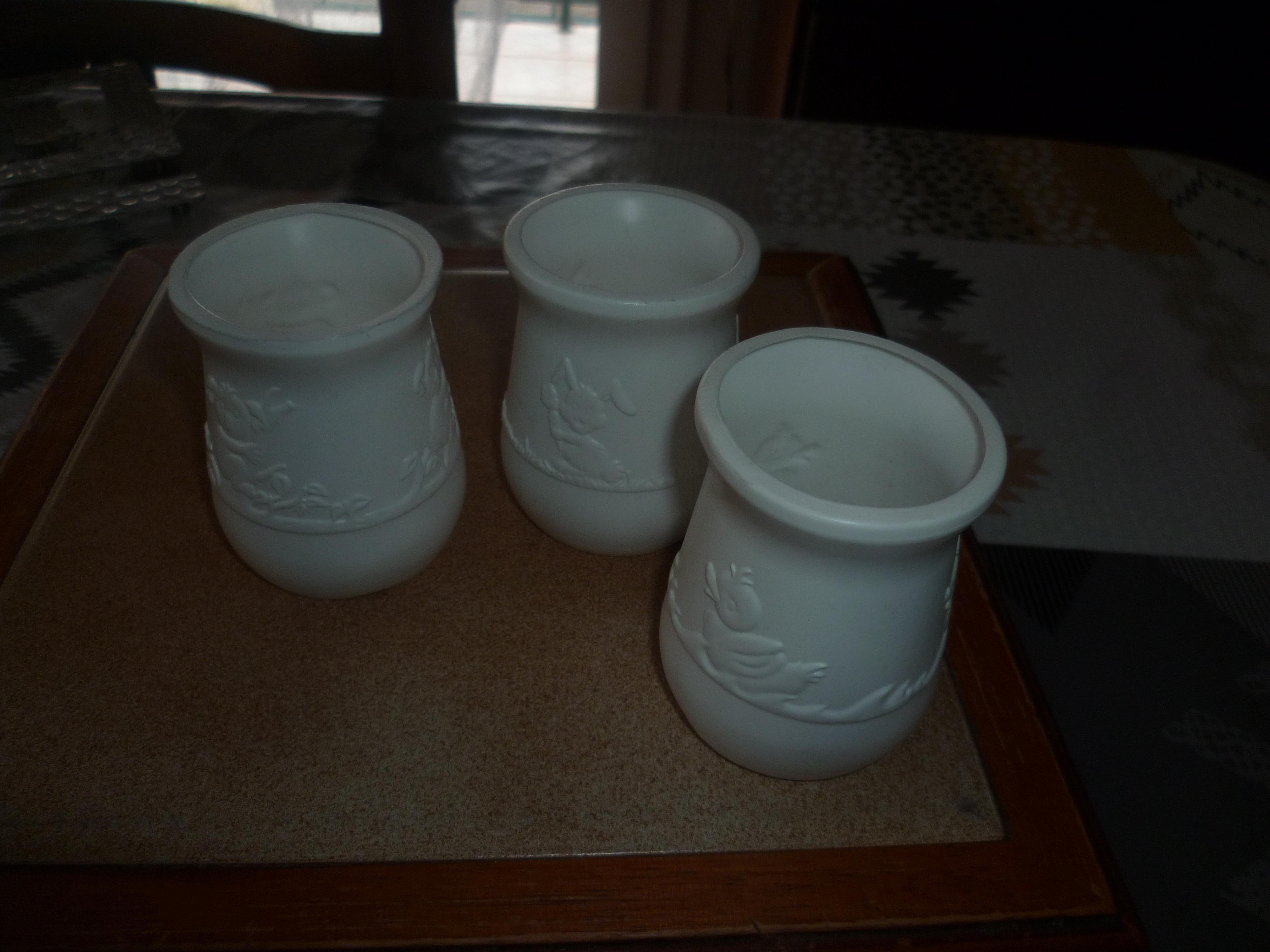troc de troc lot de 3 petits pots à décorer image 0