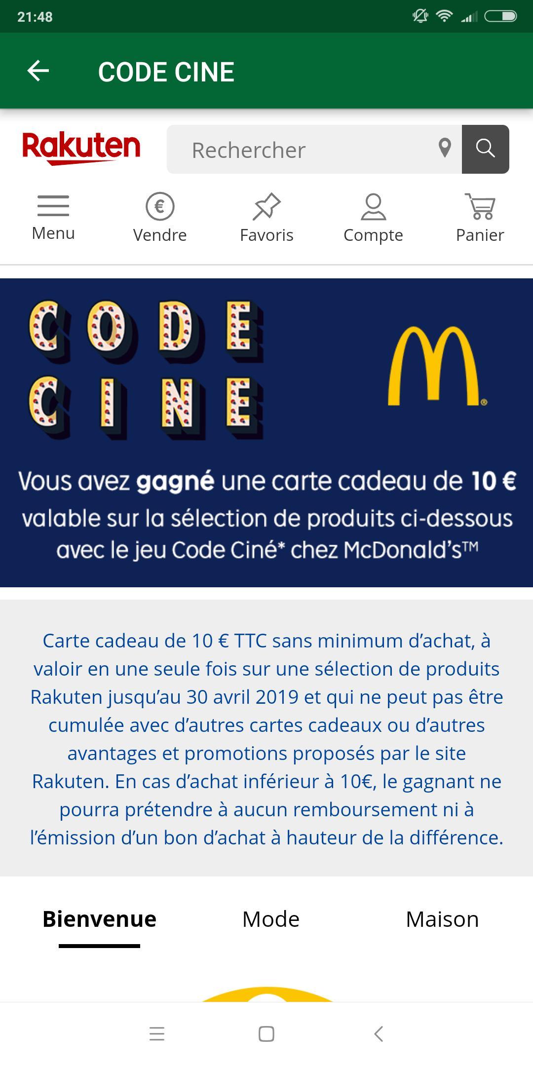 troc de troc je troc carte cadeau 10€ sur rakuten image 0