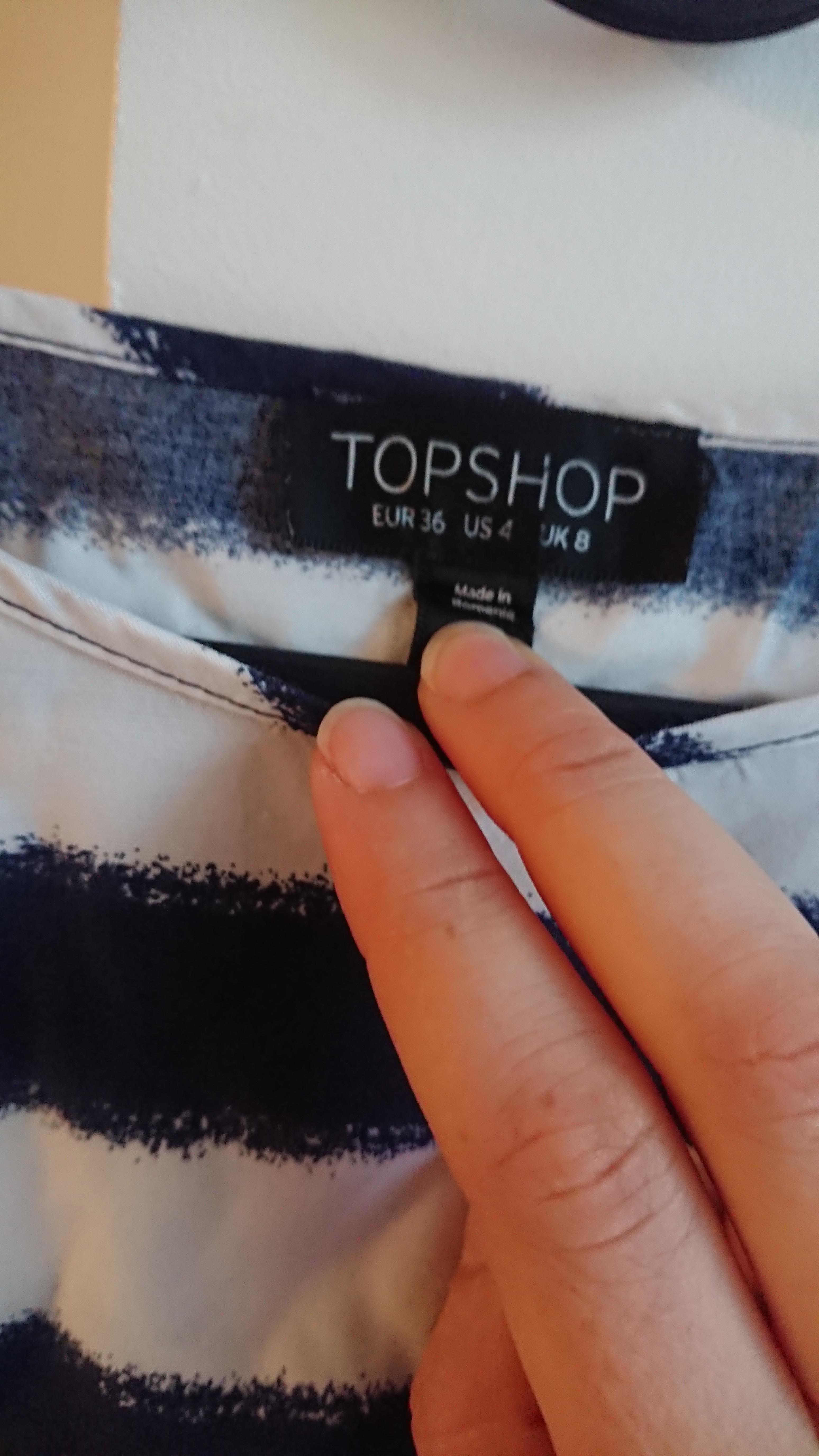 troc de troc tshirt marinière topshop taille 36 image 2