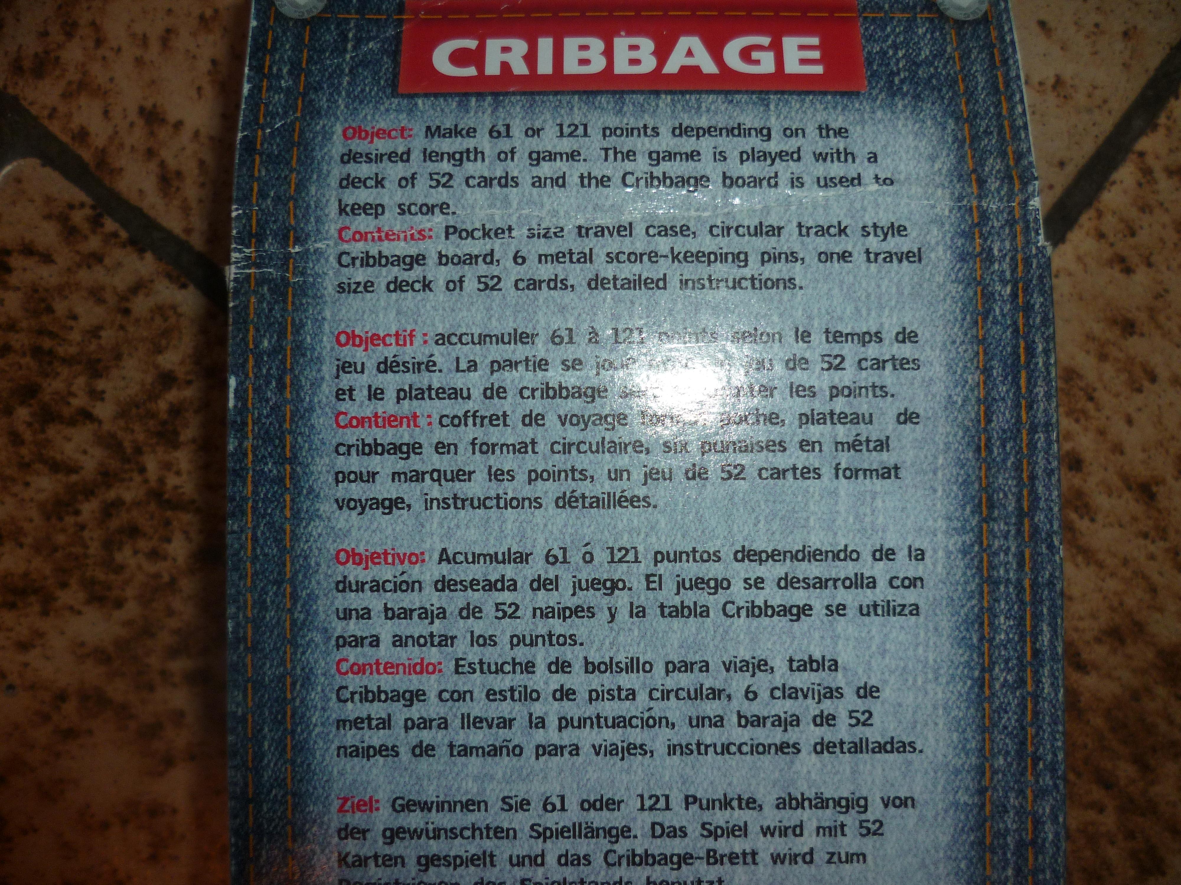 troc de troc jeu de société cribbage image 1