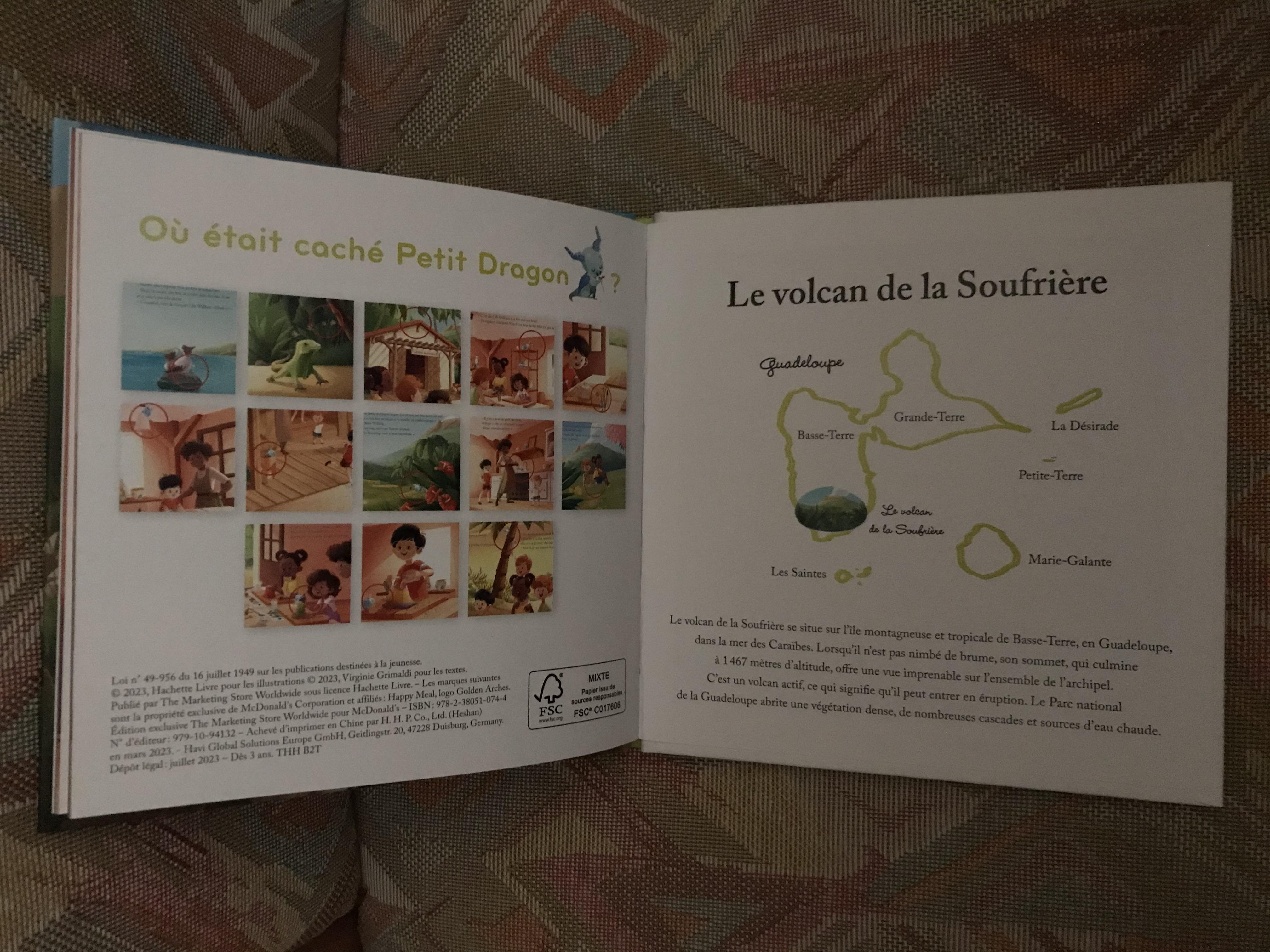 troc de troc reserve / livre enfant " le volcan de la soufrière" image 2