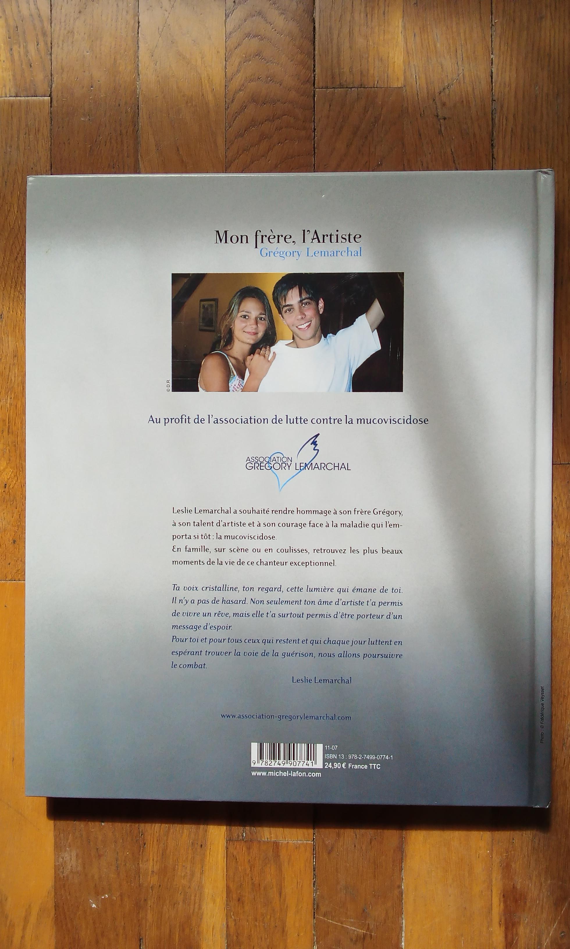 troc de troc mon frère, l'artiste grégory lemarchal leslie lemarchal en très b image 1