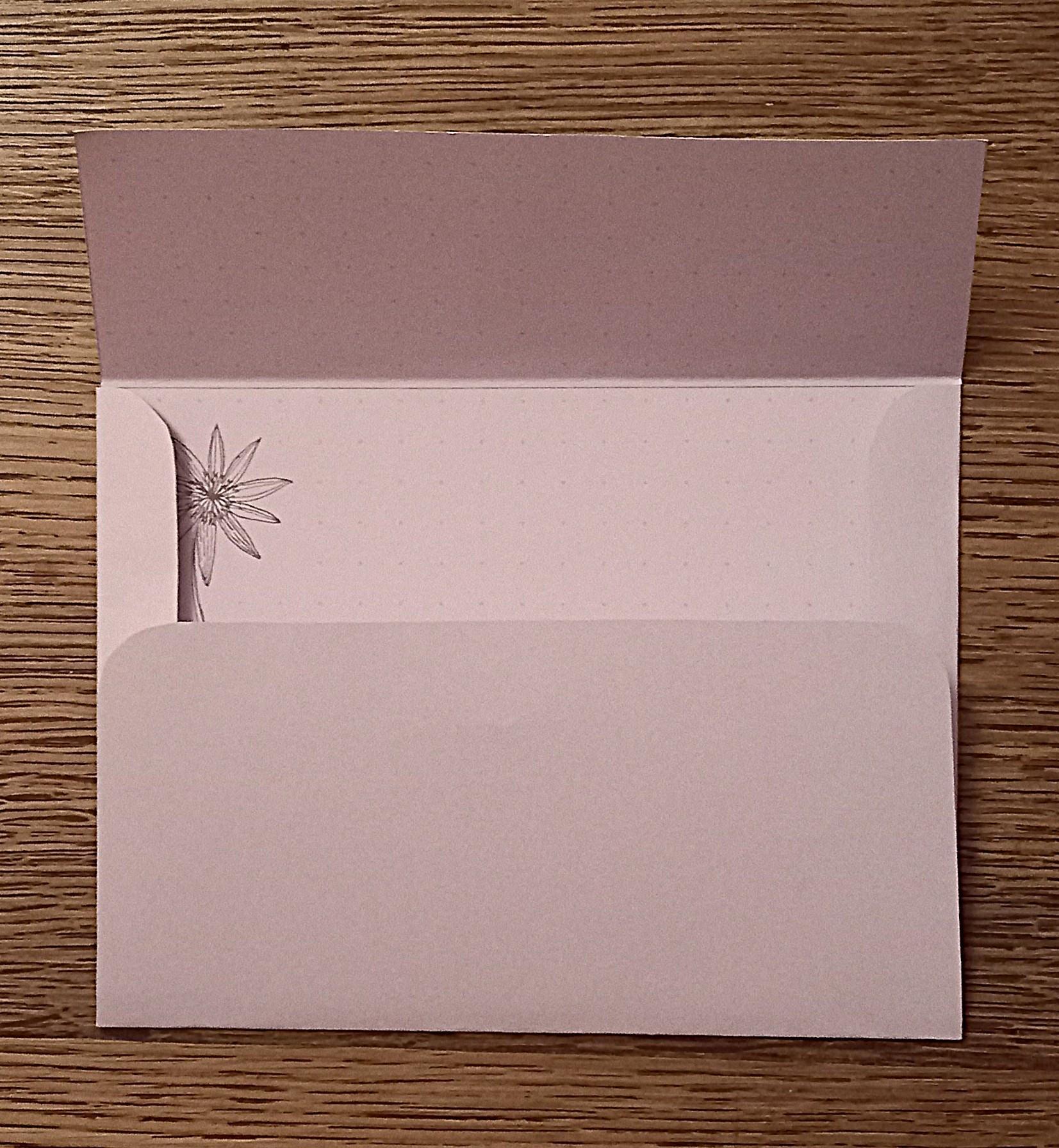 troc de troc enveloppe lila clair. image 2