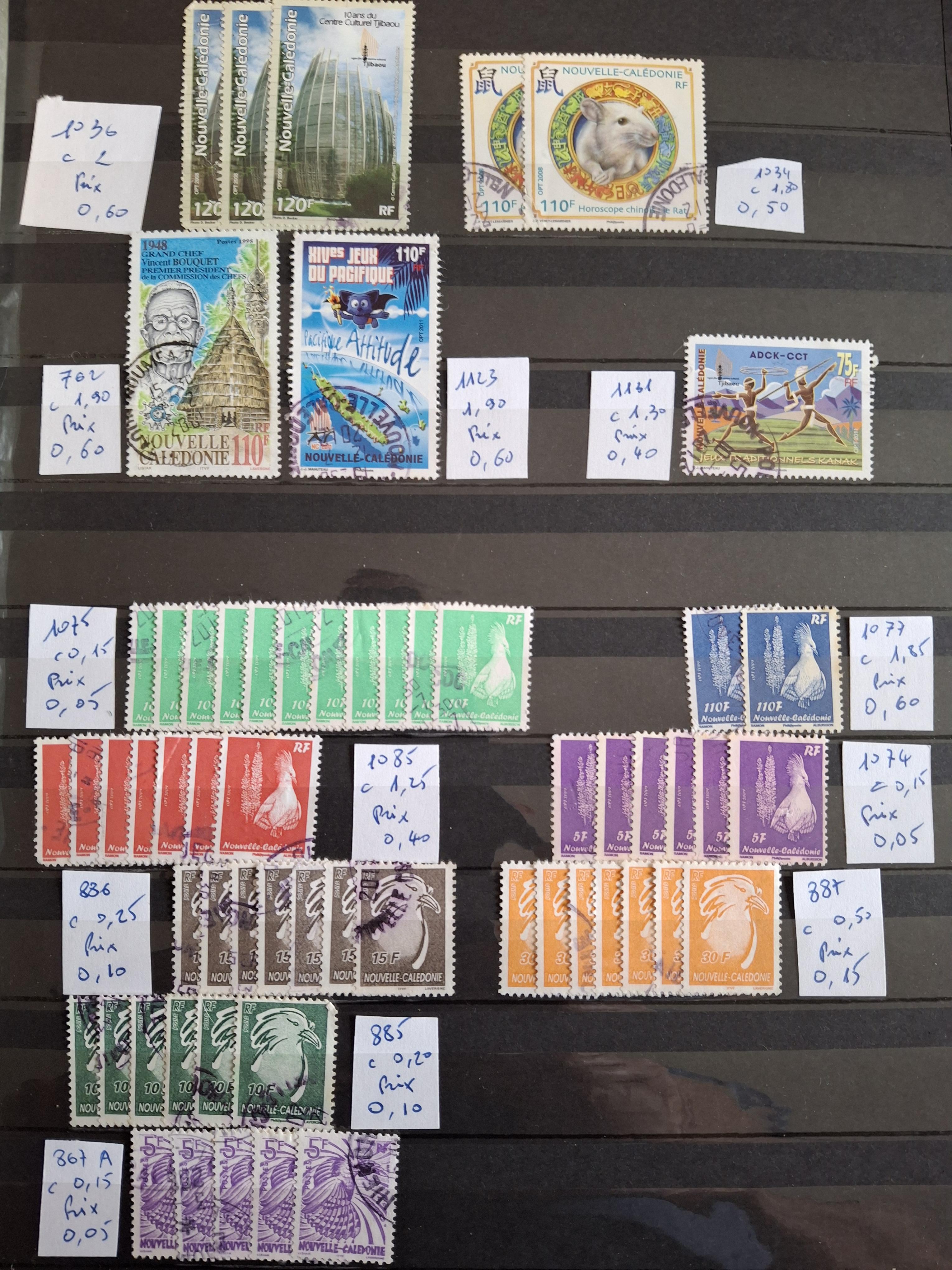 troc de troc echange timbres de nouvelle-calédonie ou d' indonésie contre flye image 1