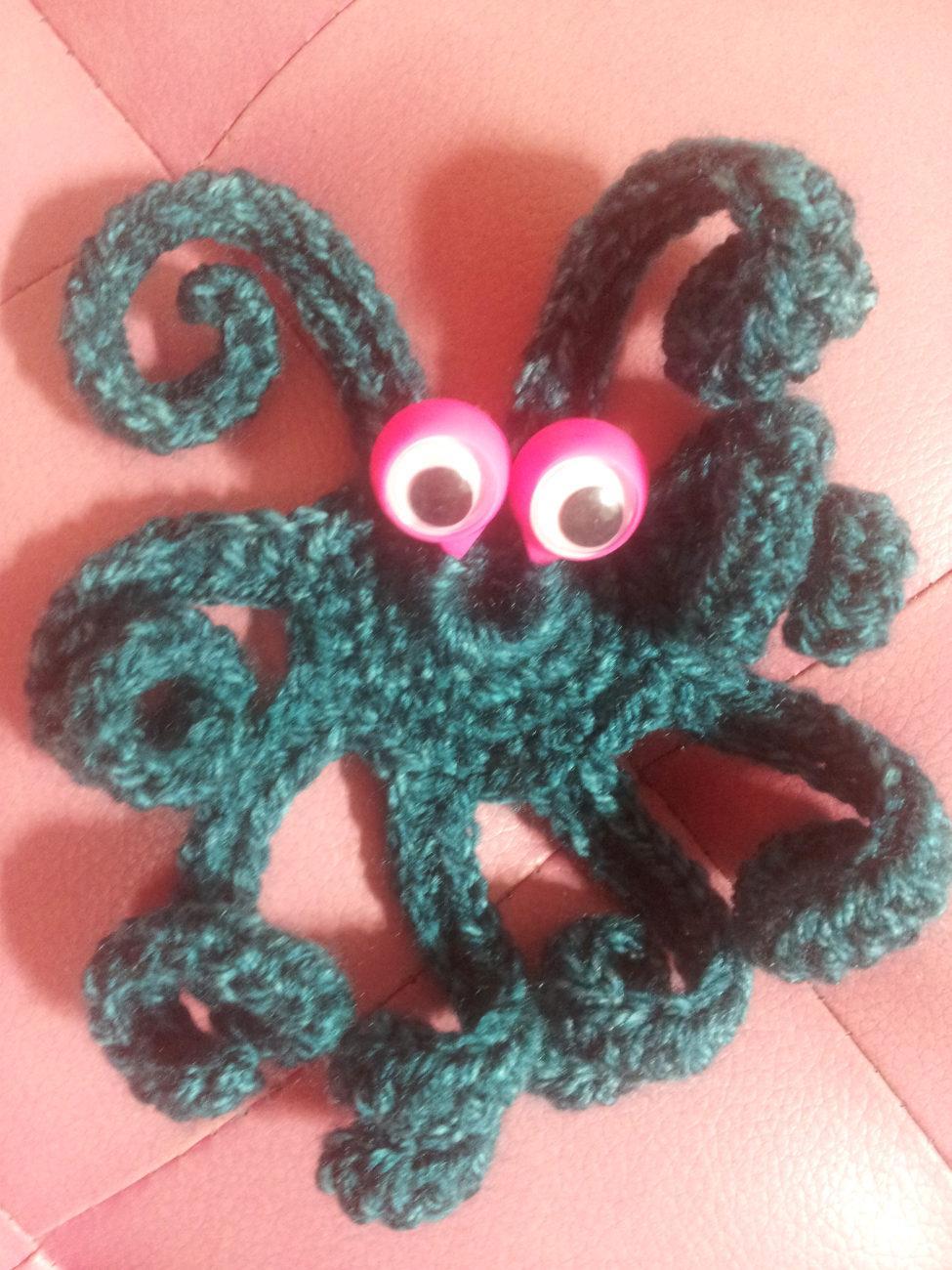 troc de troc petite pieuvre au crochet faite main #12 image 0