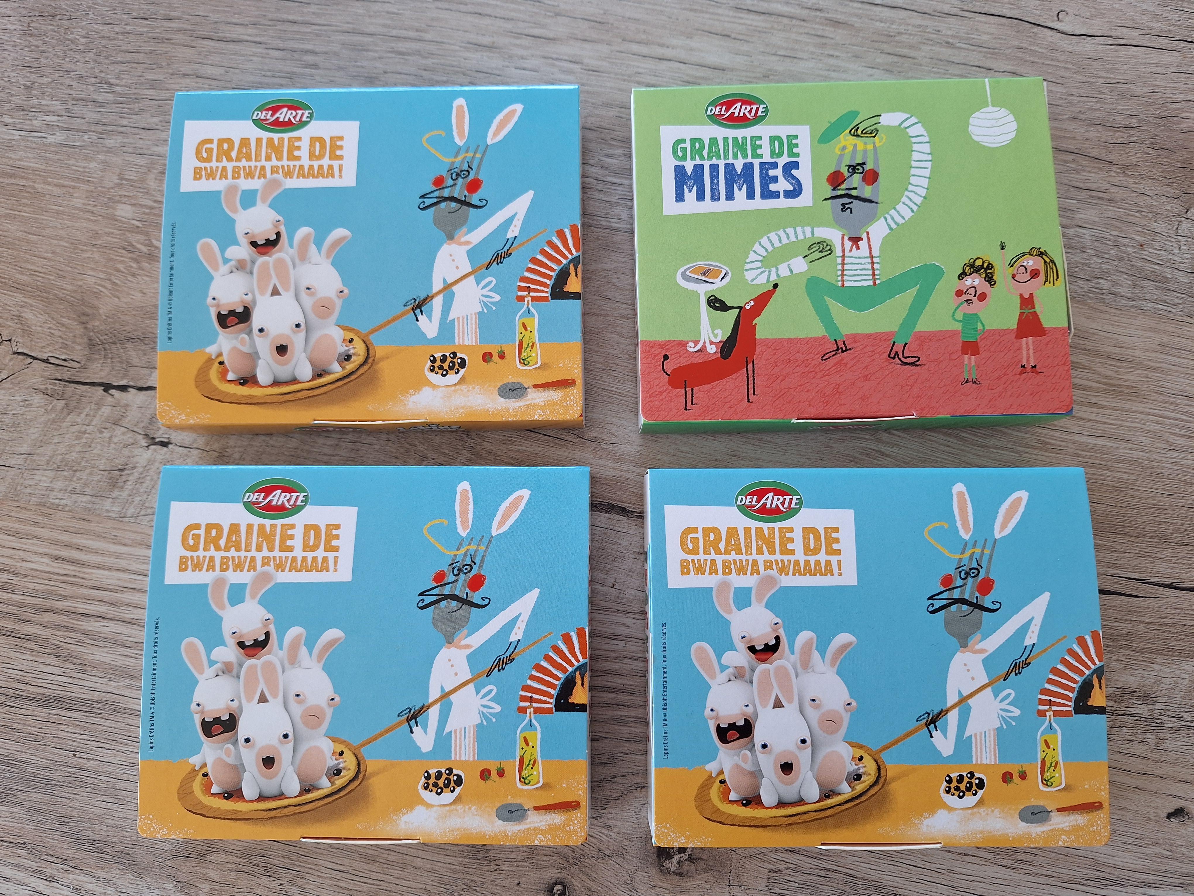 troc de troc jeu memory lapins crétins ou mimes de pizza del arte image 1