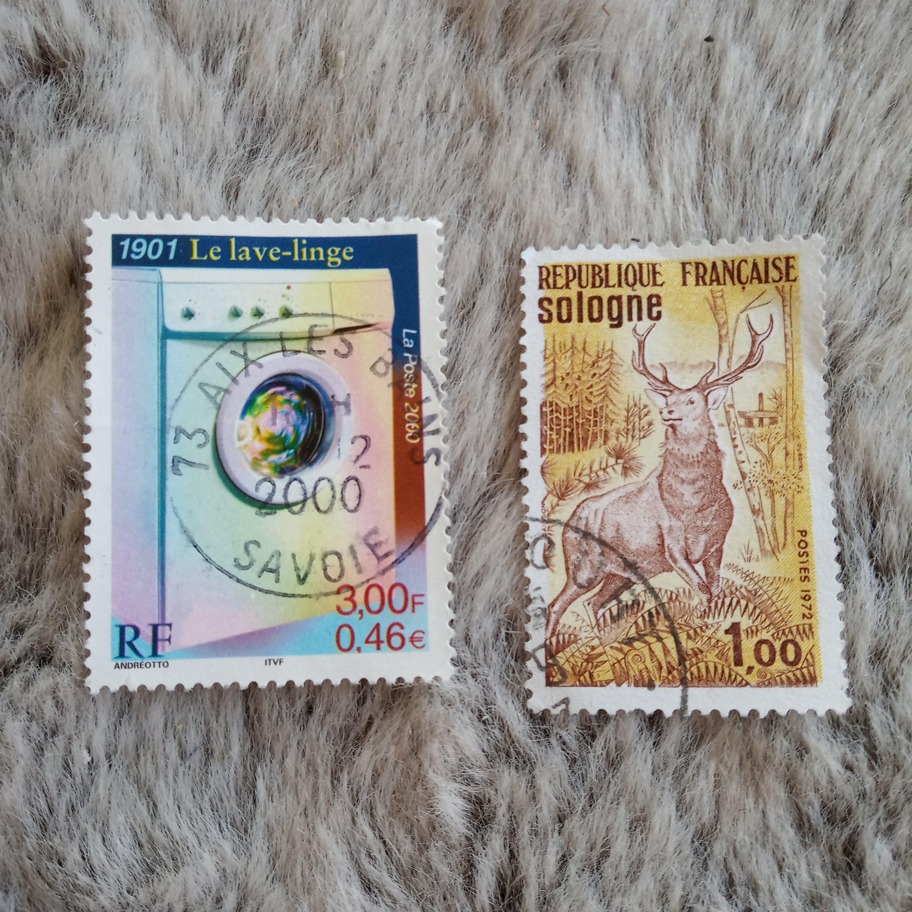 troc de troc réservé lot timbres divers image 0