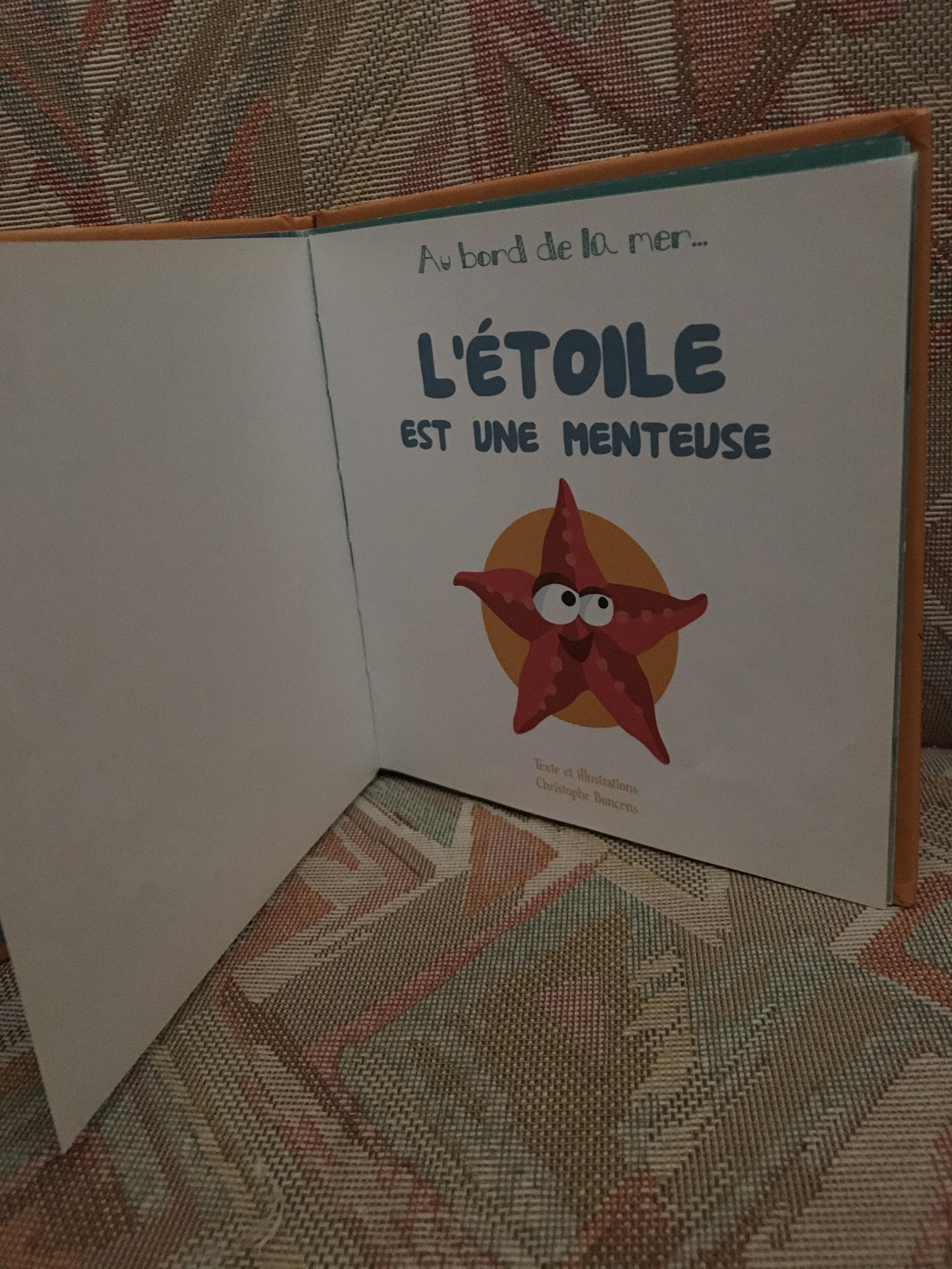 troc de troc reserve / livre enfant " l' étoile est une menteuse" image 2