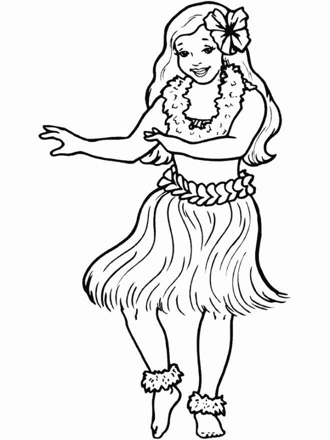 troc de troc coloriages de femmes des îles. image 2