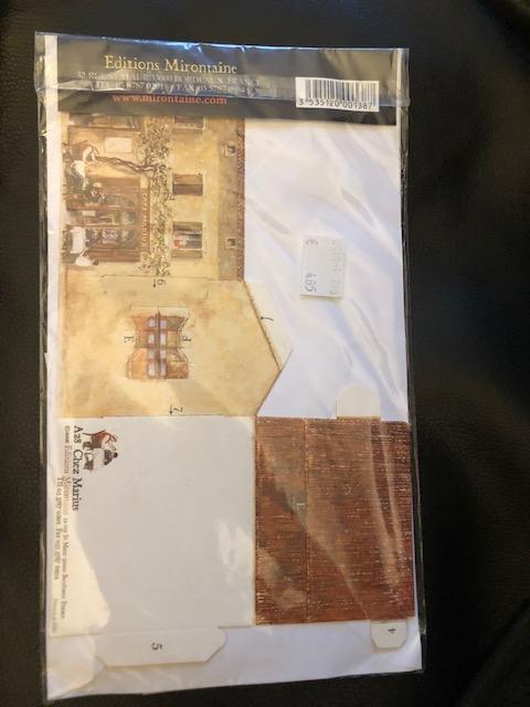 troc de troc carte maquette "chez marius" à monter ou adresser image 2