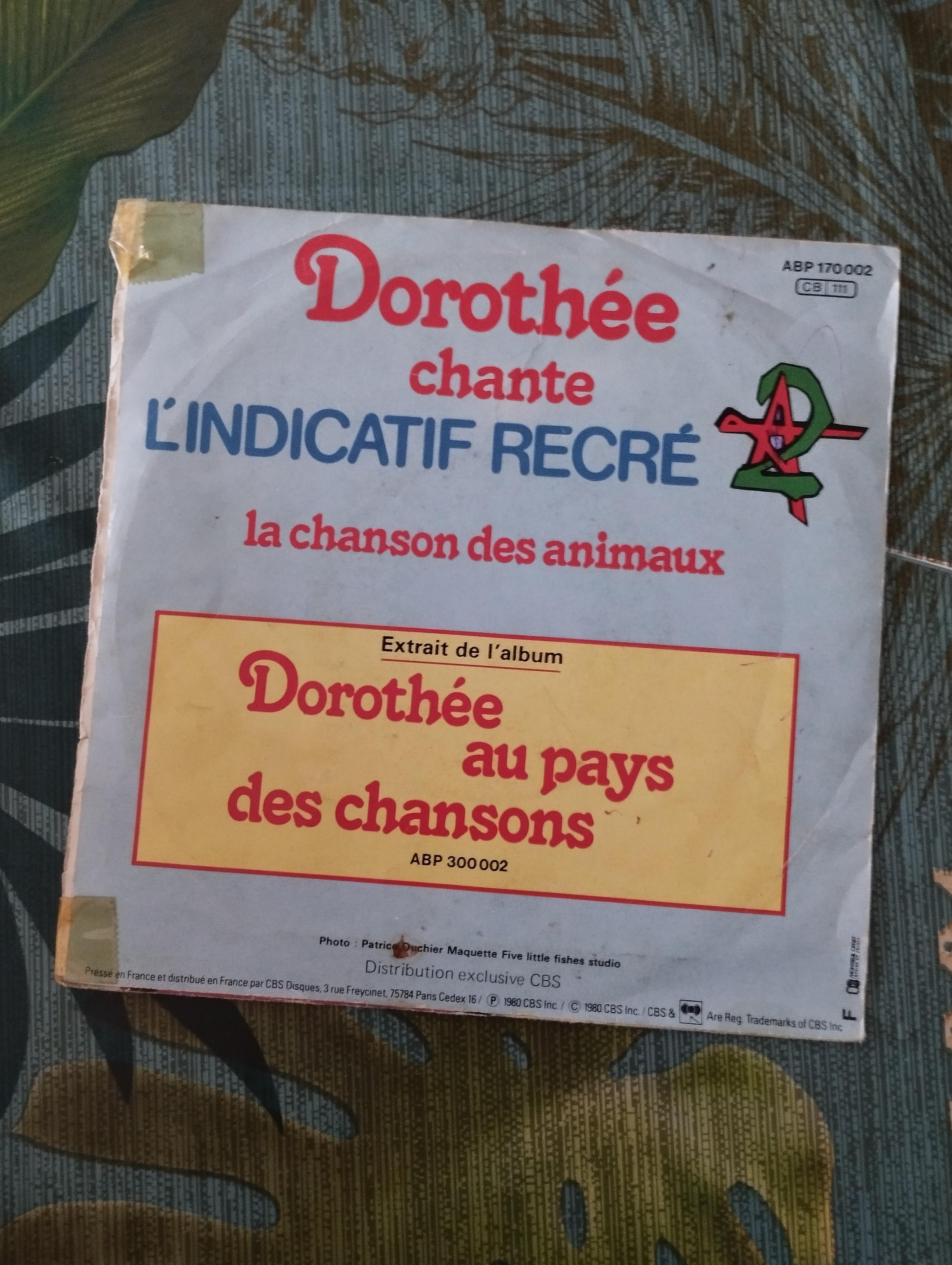 troc de troc rare disque vinyle 45t dorothée - récré a2 image 1