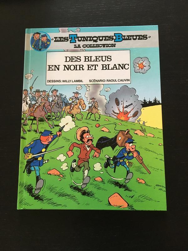 troc de troc les tuniques bleues : des bleus en noir et blanc image 0