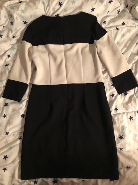 troc de troc robe noir et blanc caroll taille 38 image 1
