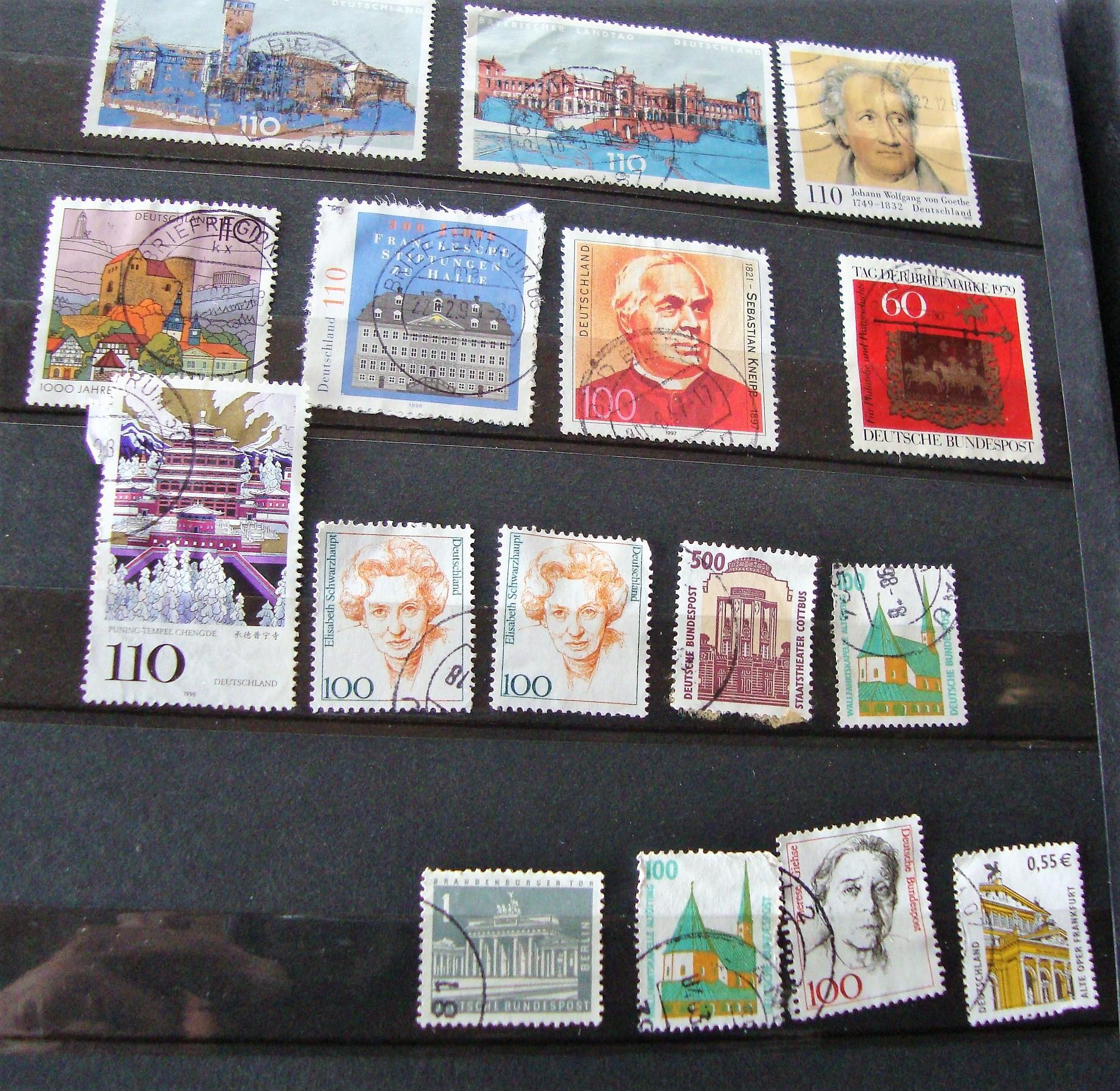 troc de troc lot de 16 timbres oblitérés allemagne image 0
