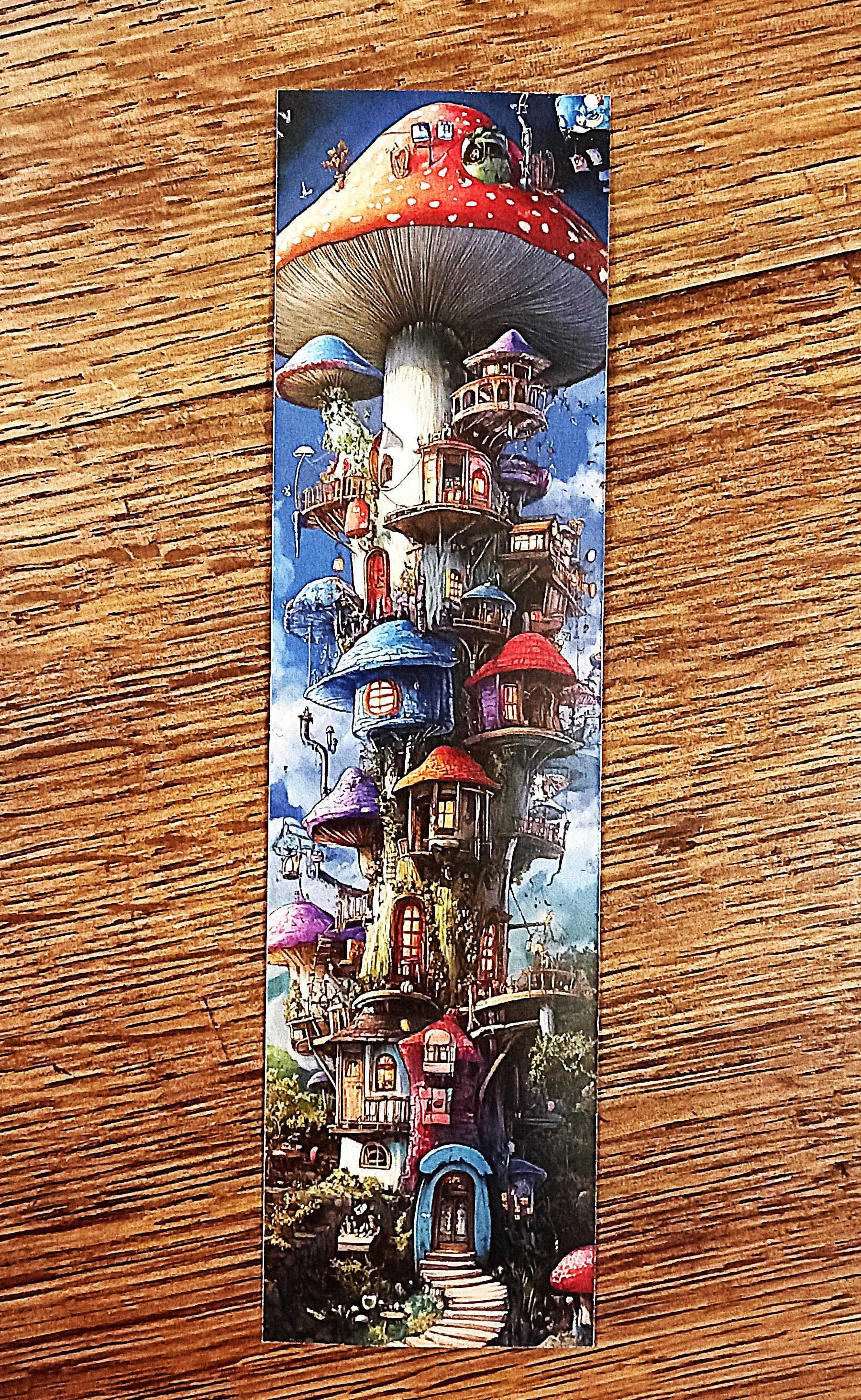 troc de troc marque-page "la tour champignons". image 0