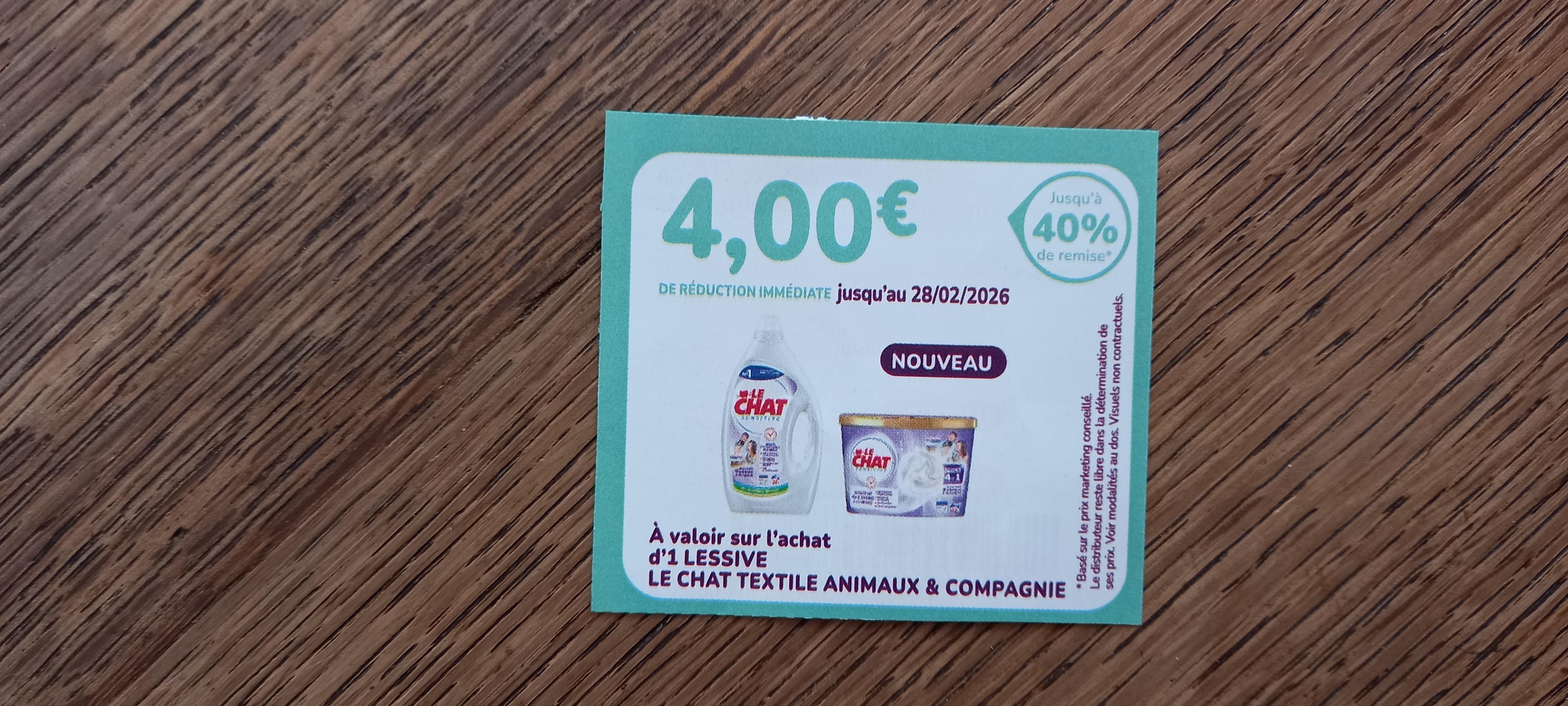 troc de troc bon de réduction le chat. image 0