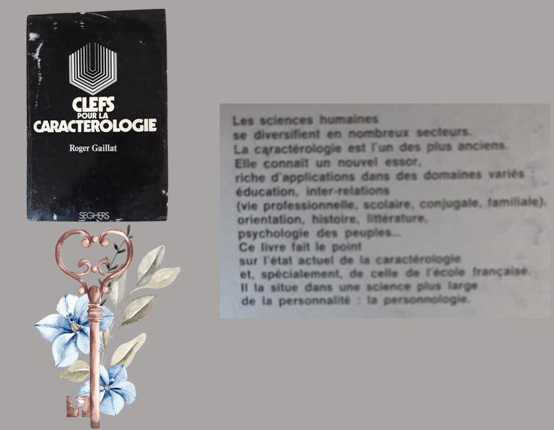 troc de troc livre clefs pour la caracterologie image 0