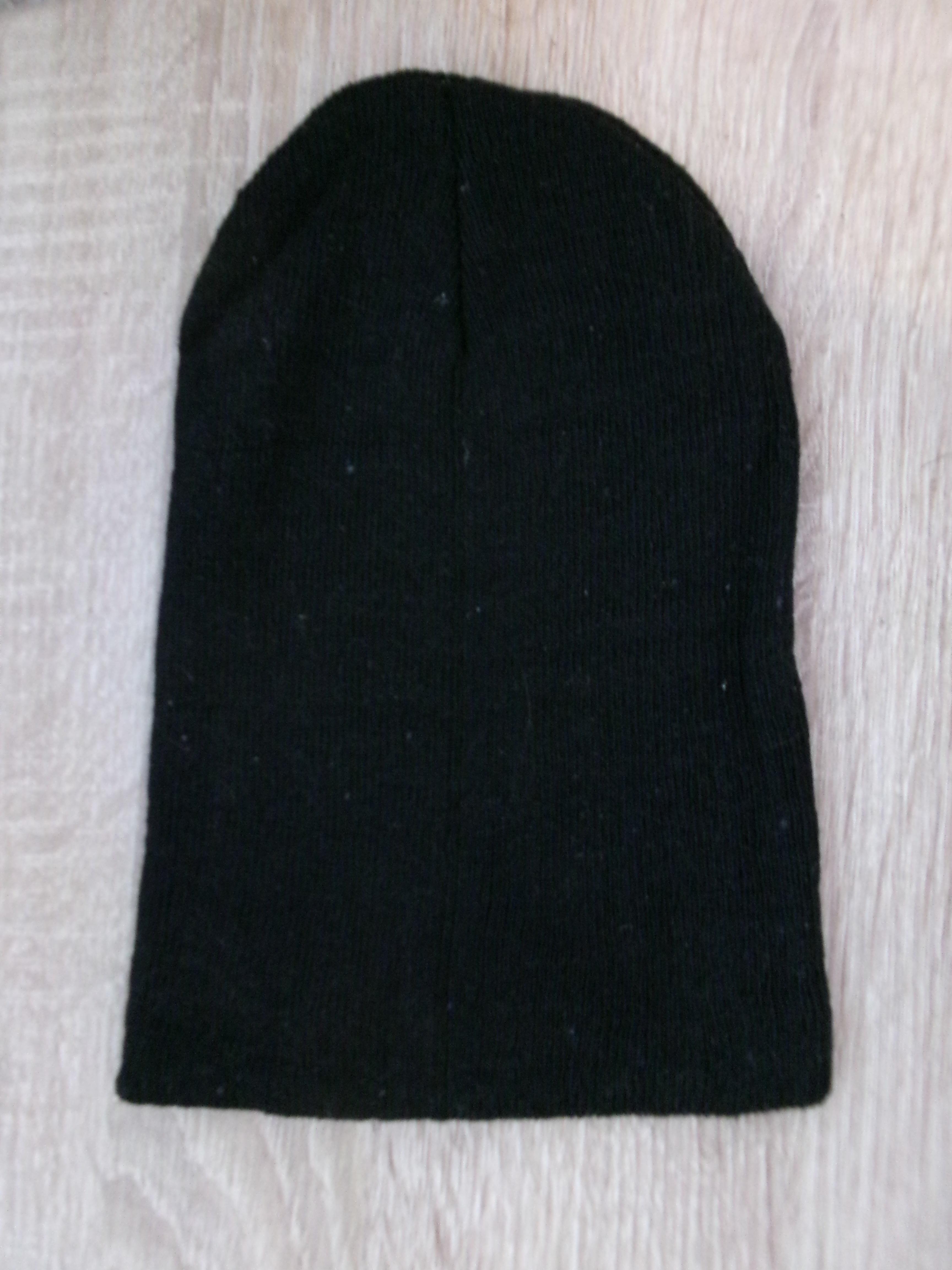 troc de troc bonnet tricoté d'hiver unisexe noir image 1