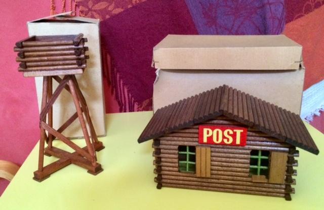 troc de troc vintage: jouet bois village farwest image 2