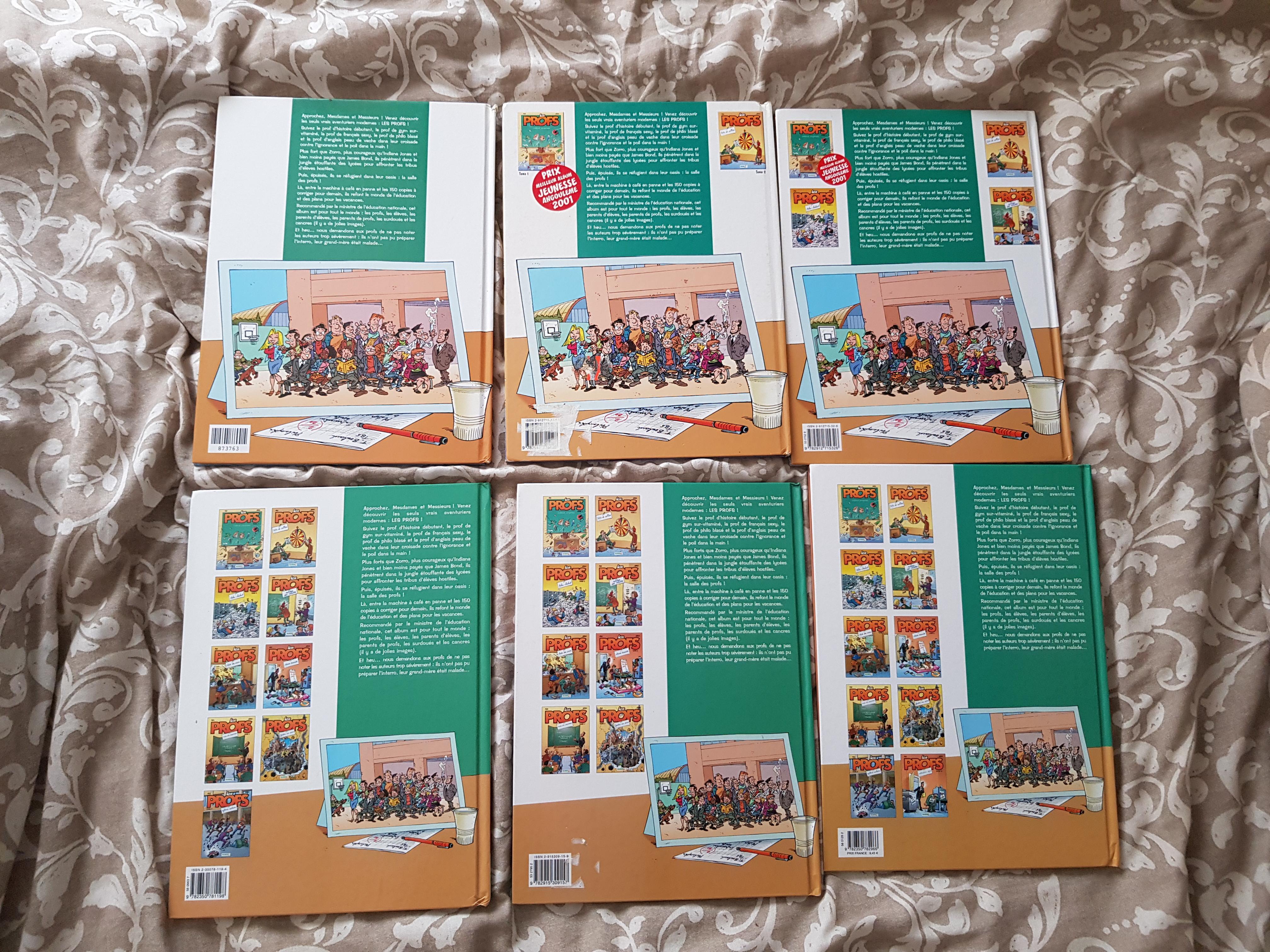 troc de troc lot de 6 bds les profs image 1
