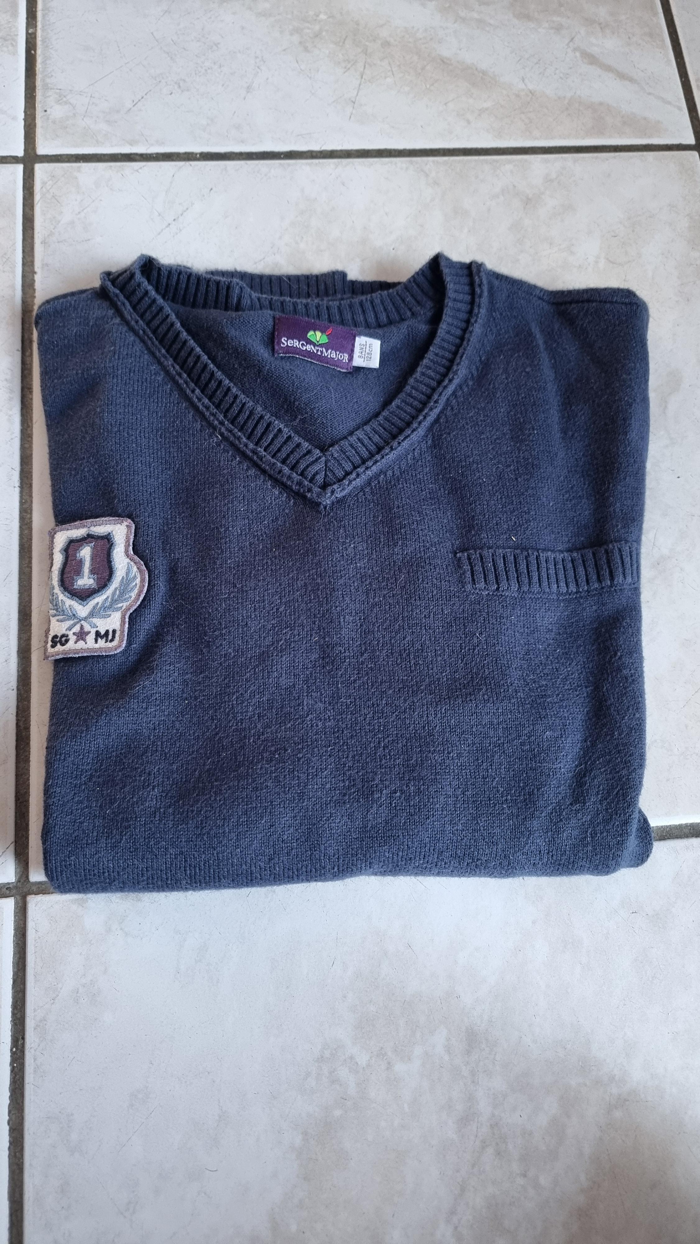 troc de troc pull fin sergent major taille 8 ans image 0