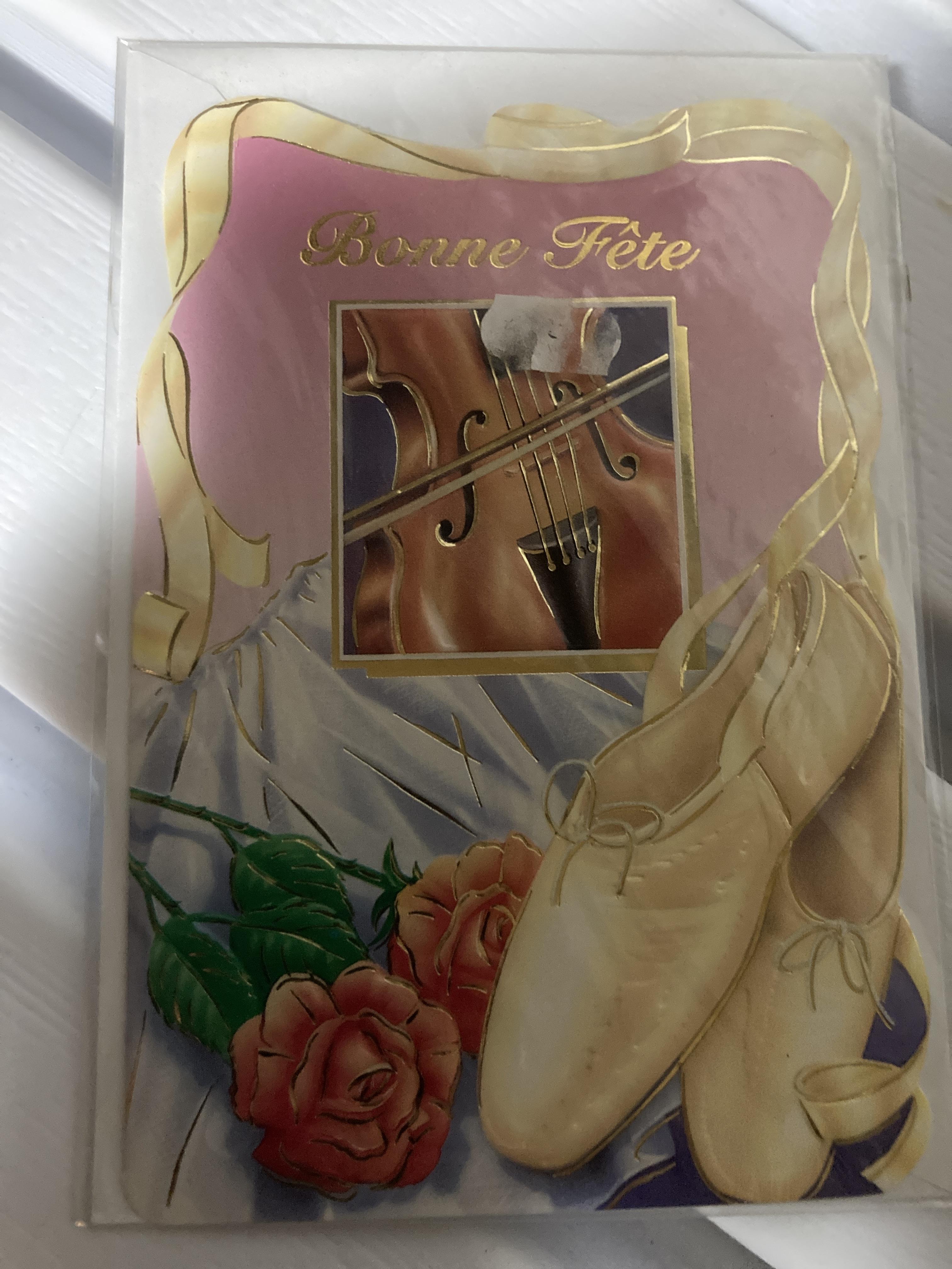 troc de troc carte bonne fête avec enveloppe image 0