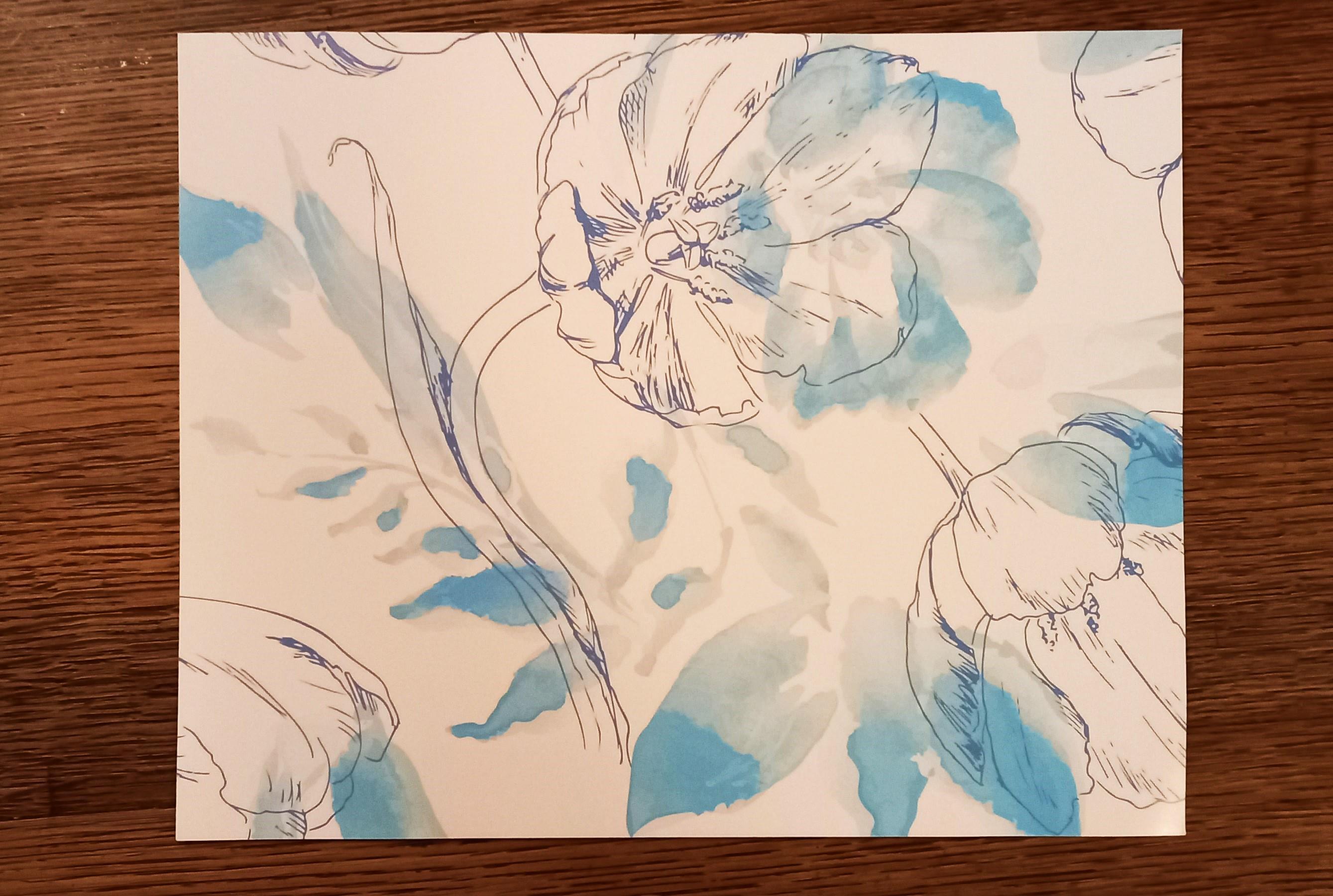 troc de troc papier créatif floral. image 0