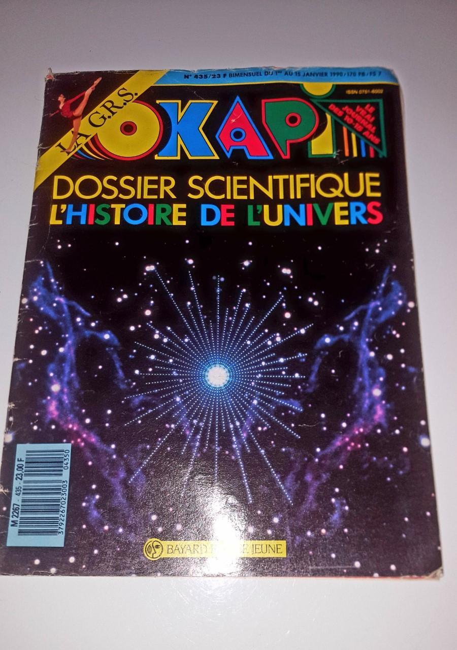 troc de troc j'échange okapi magazine : "l'histoire de l'univers" image 0