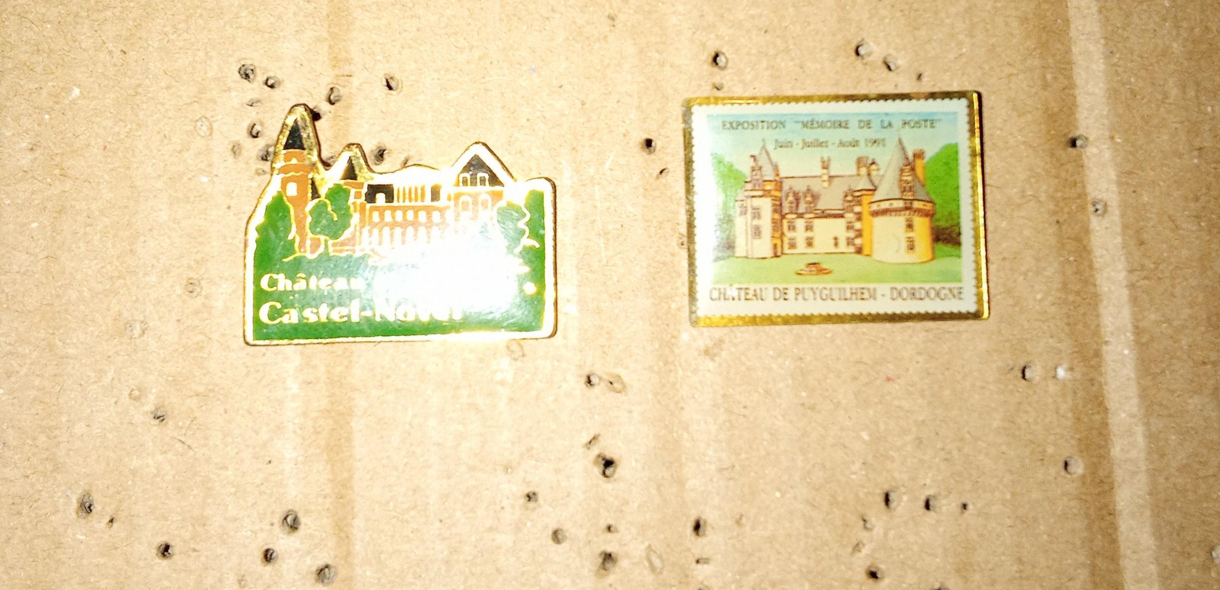 troc de troc 2 pin's chateaux image 0