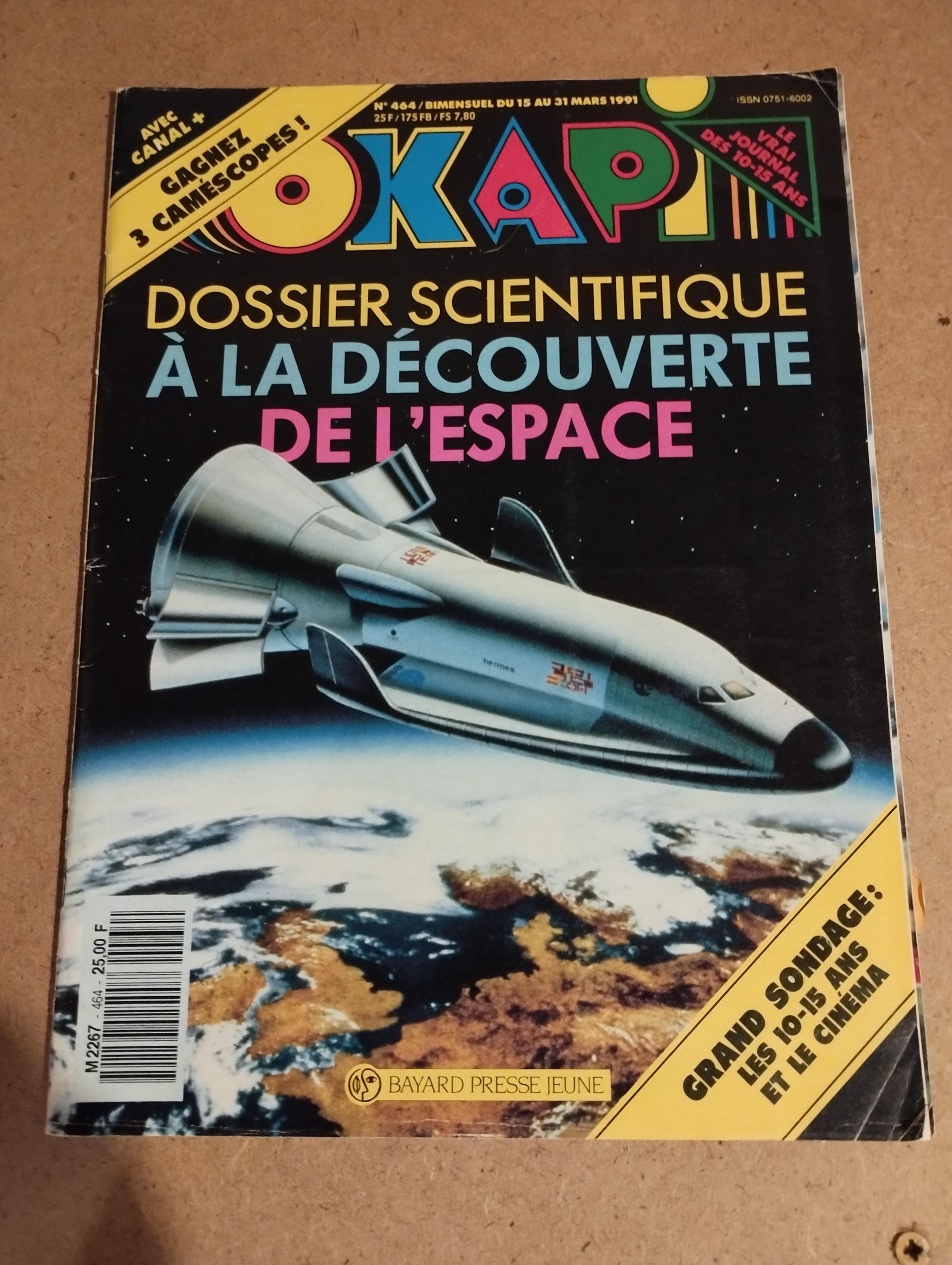 troc de troc magazine okapi (mars 1991) image 0