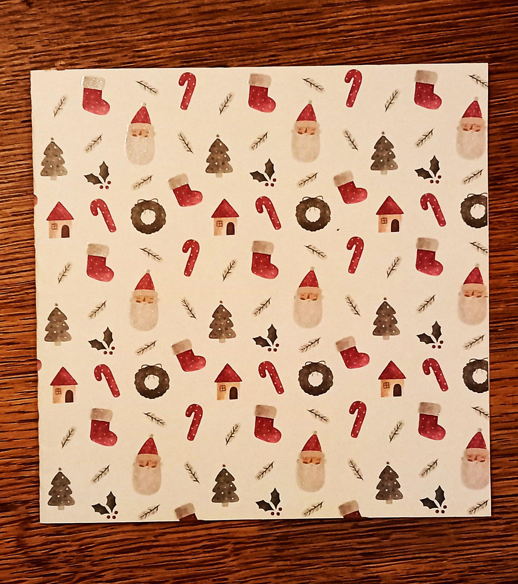 troc de troc carte double de noël. image 0