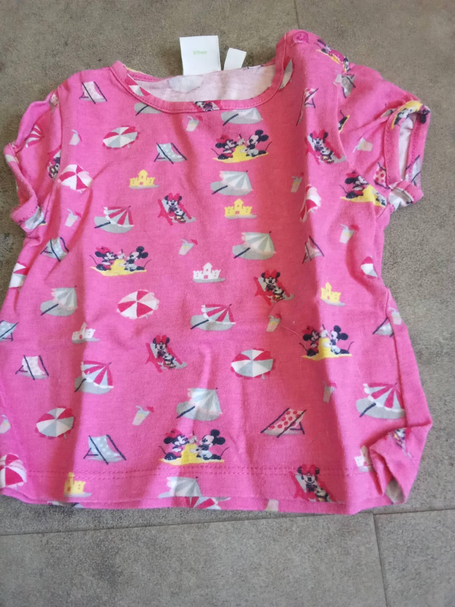 troc de troc tee shirt disney 1 mois  neuf rose image 0