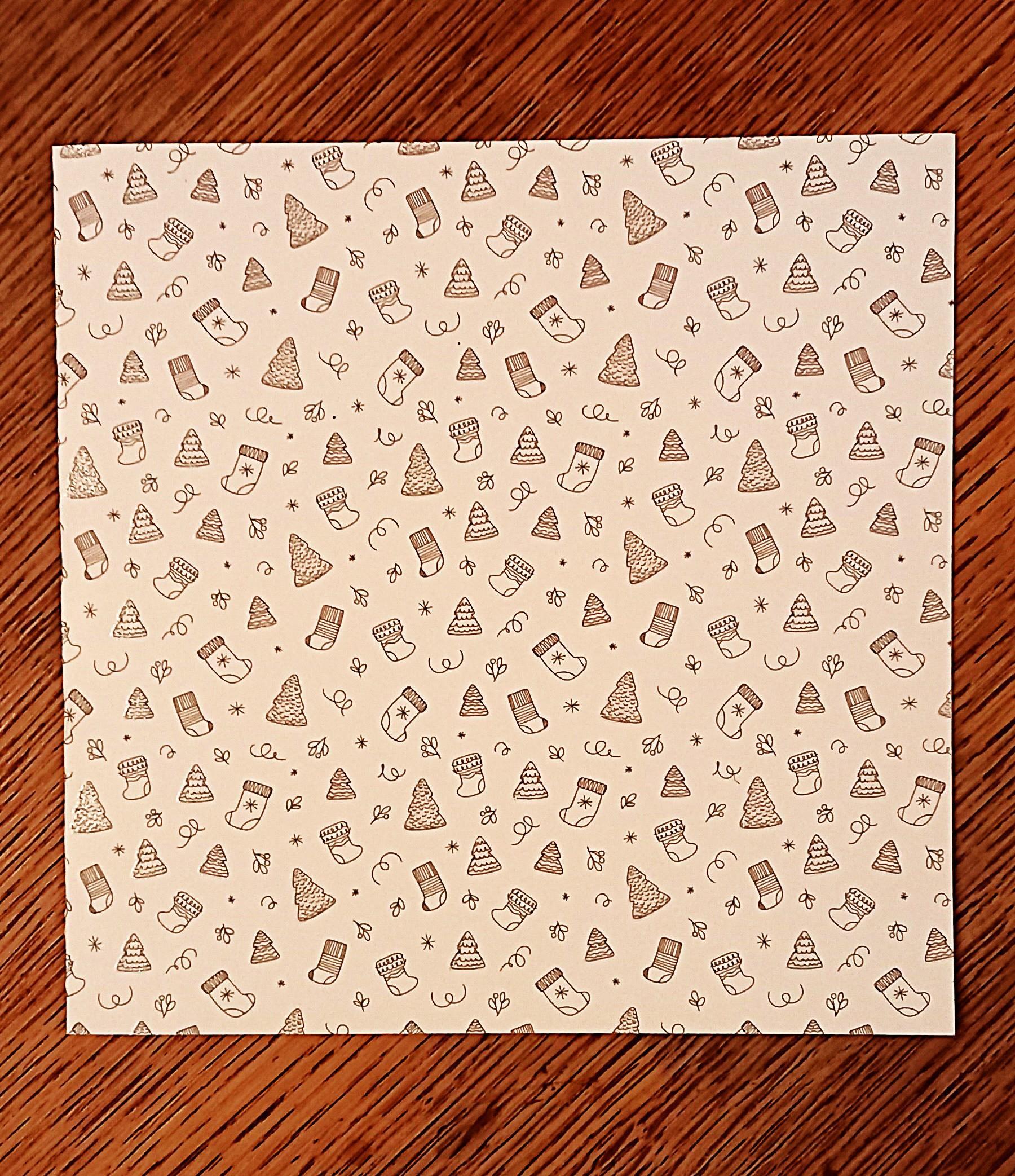 troc de troc carte double de noël. image 0