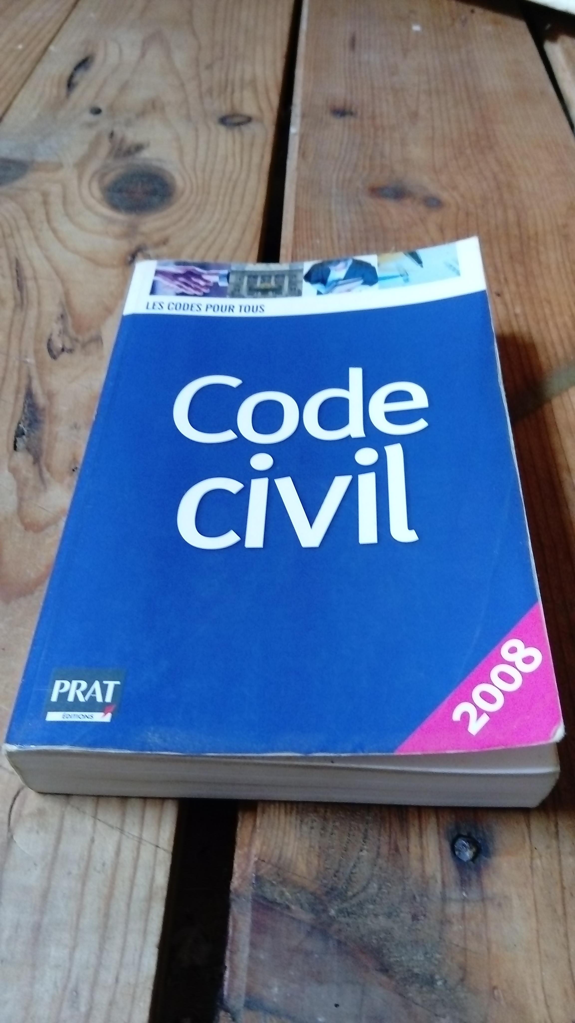 troc de troc le code civil (édition 2008) image 0