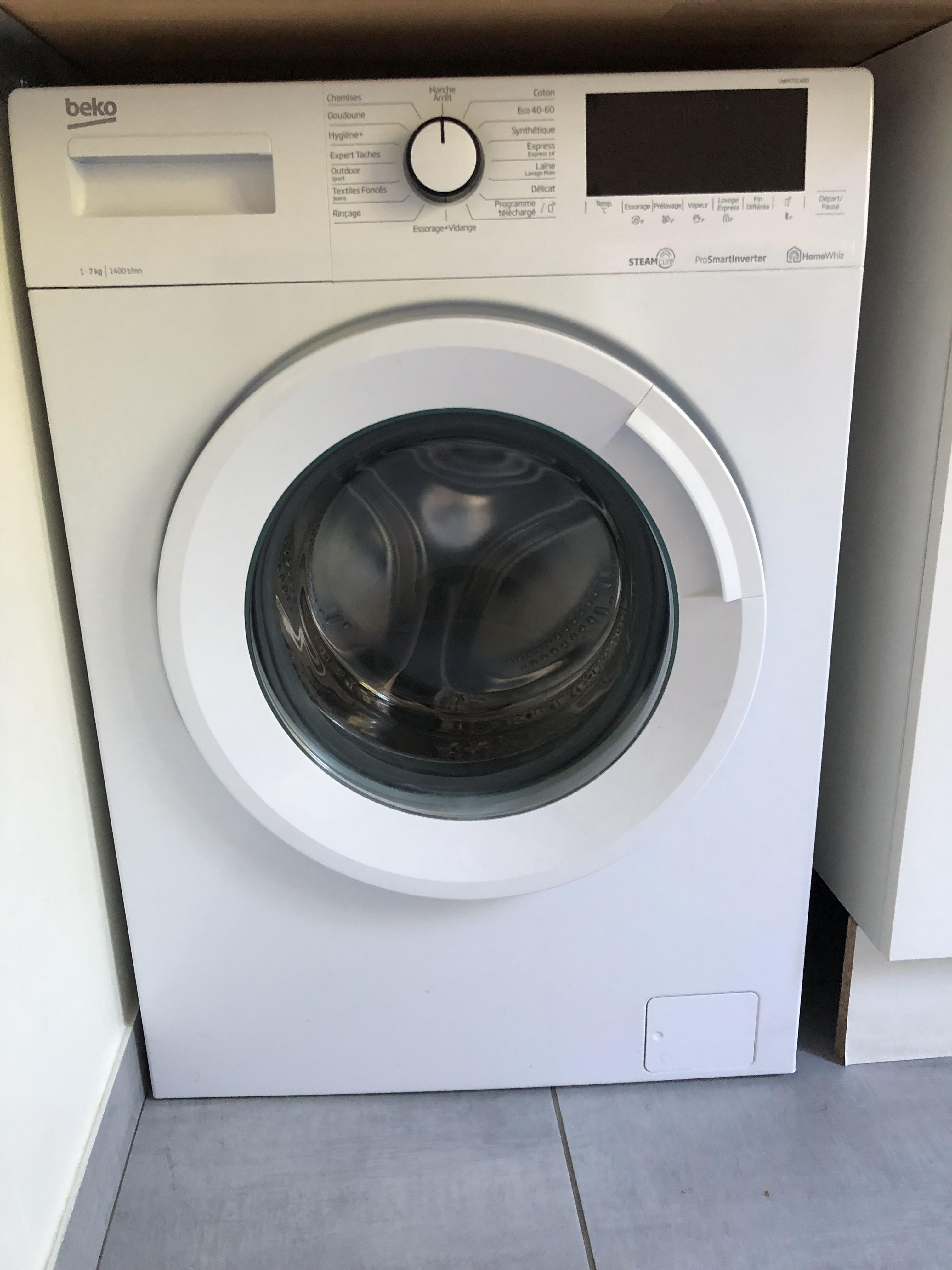 troc de troc troque lave linge beko nov. 2022, 7 kg, 1400 tours image 0