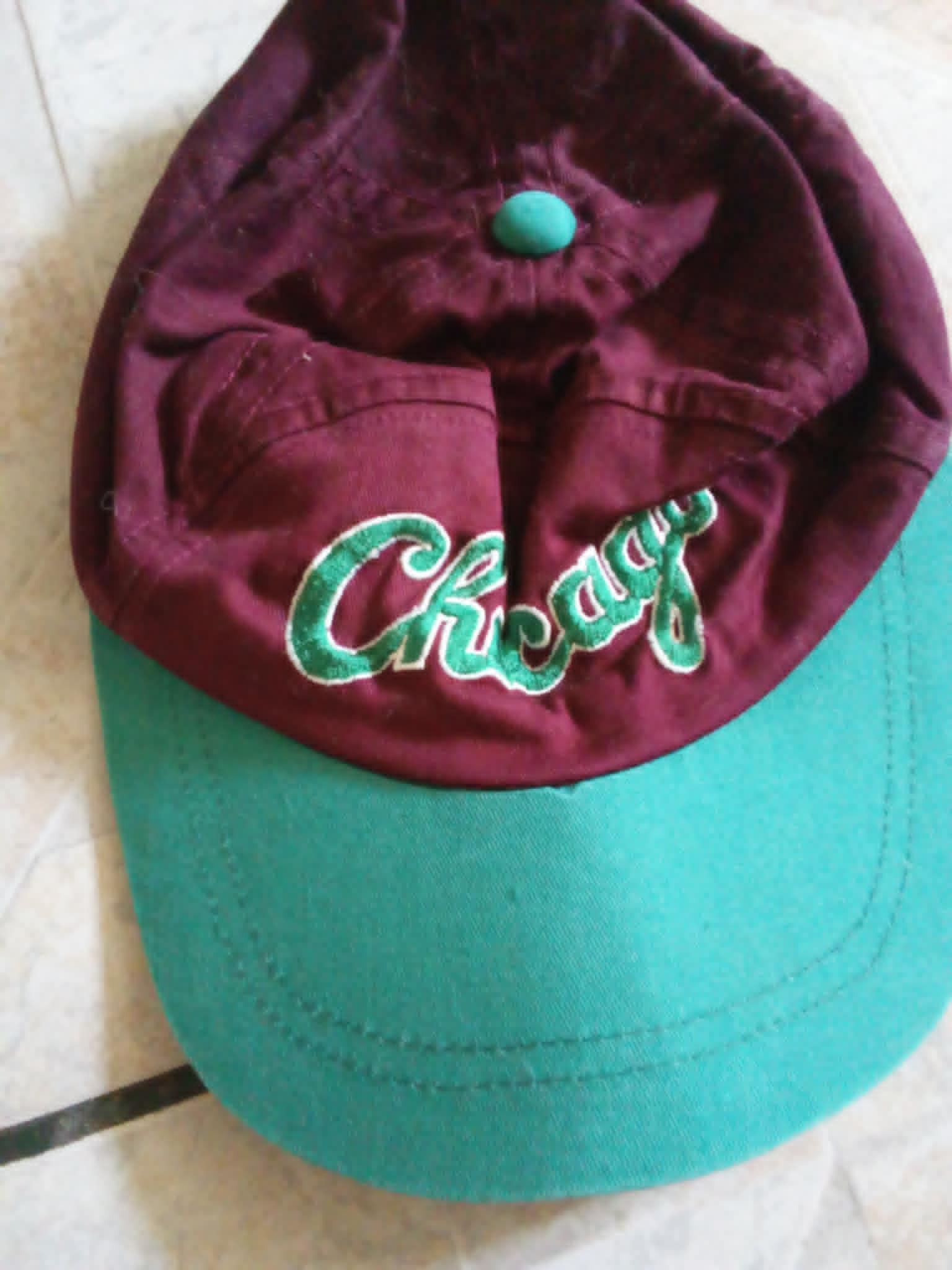 troc de troc casquette reglabe  coton chicago image 0