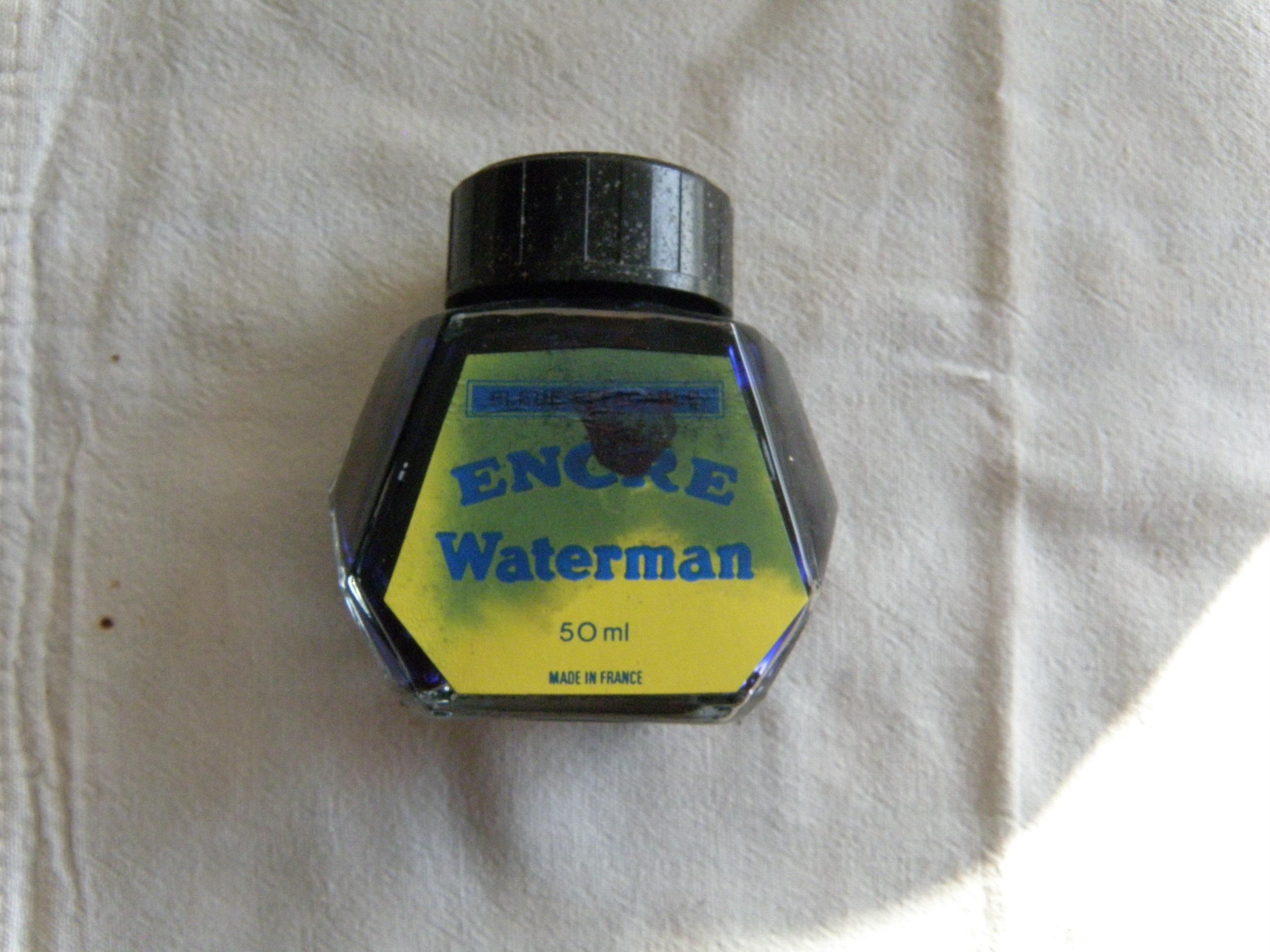 troc de troc réservé dauvpic bouteille encre waterman bleu, à moitié image 0