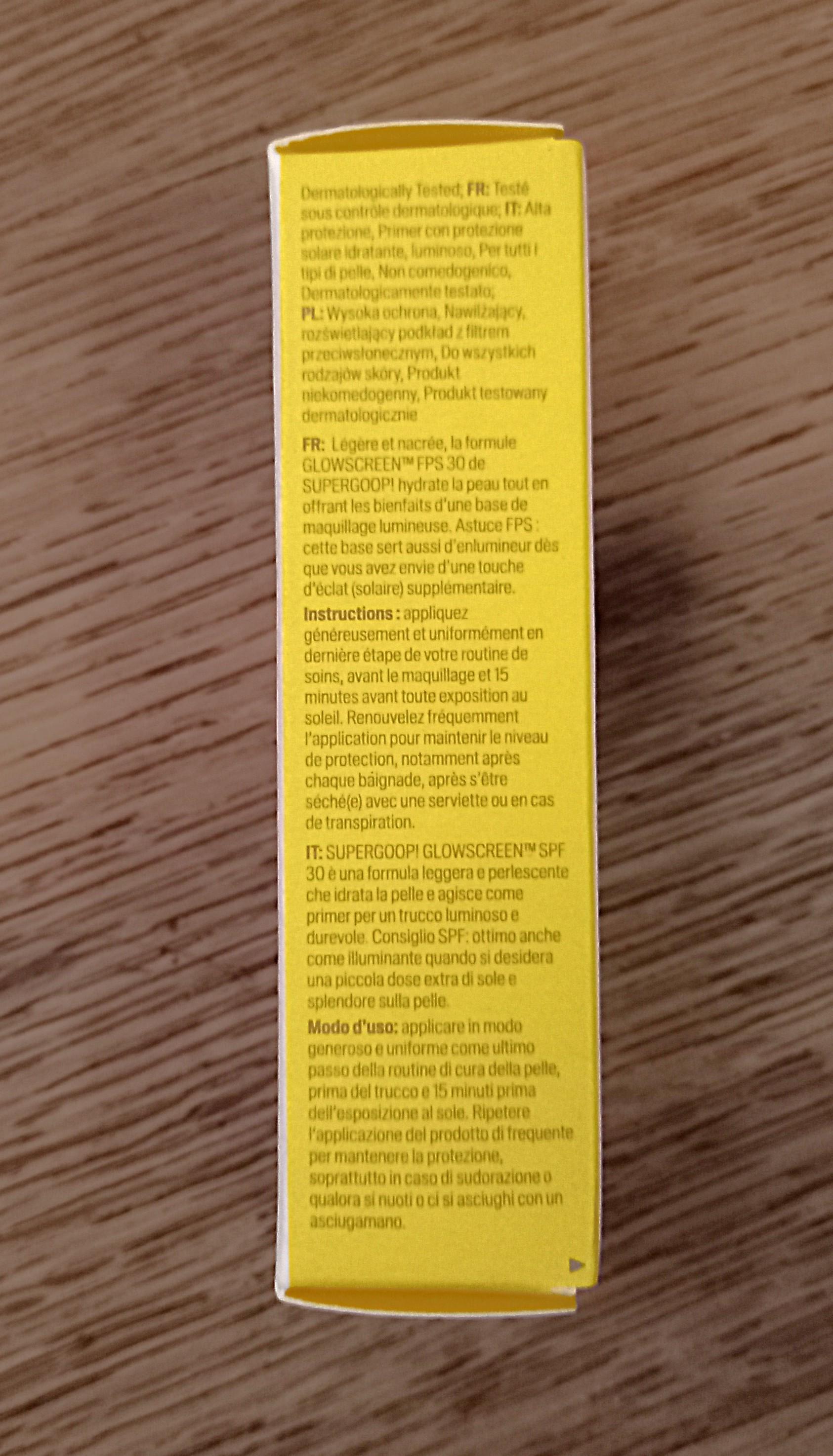 troc de troc ecran solaire hydratante lumineuse spf30. image 1