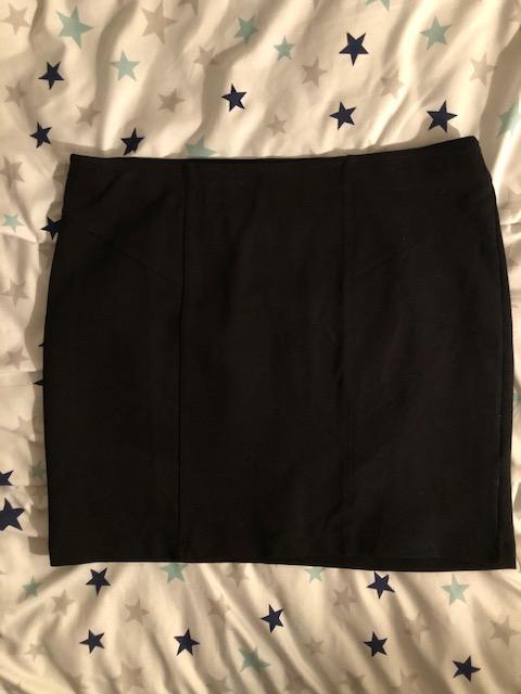 troc de troc (réservé) jupe noire pimkie taille l (tissu extensible) image 0