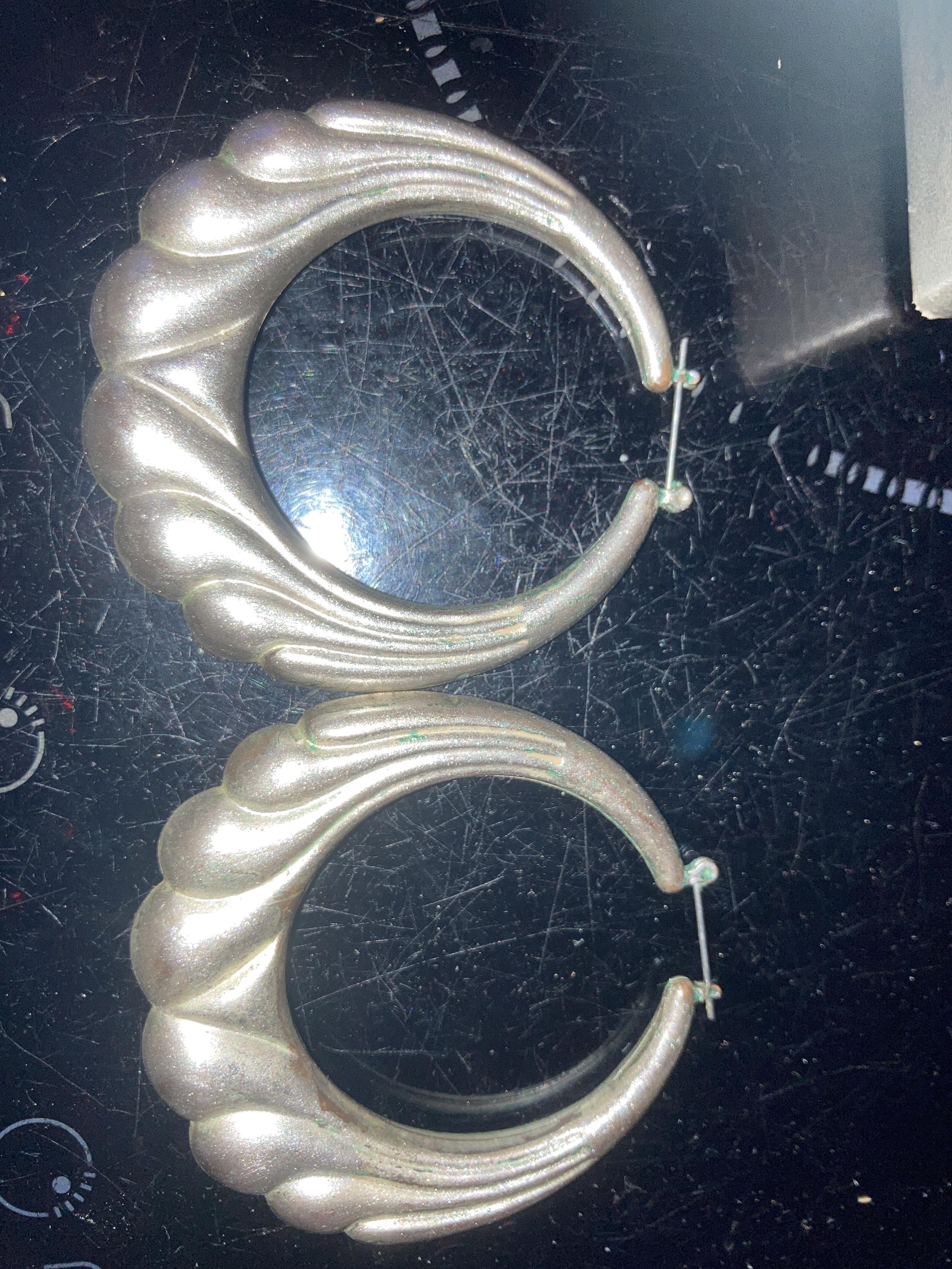 troc de troc réservé très grandes boucles d’oreilles image 0