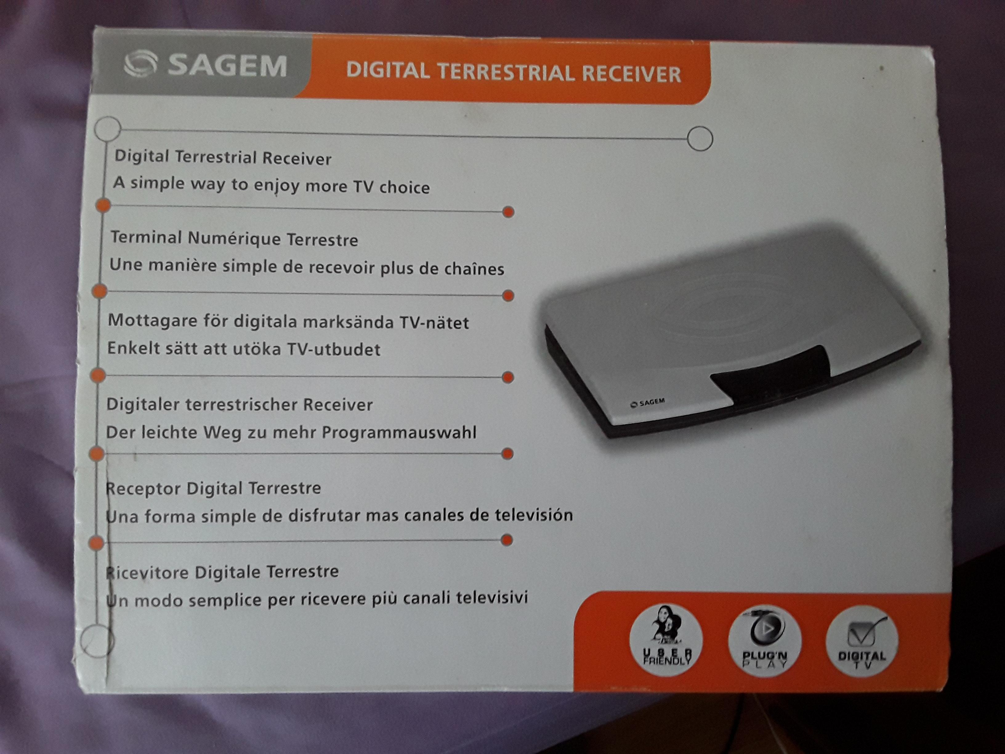 troc de troc ancien décodeur tnt sagem itd62s image 0