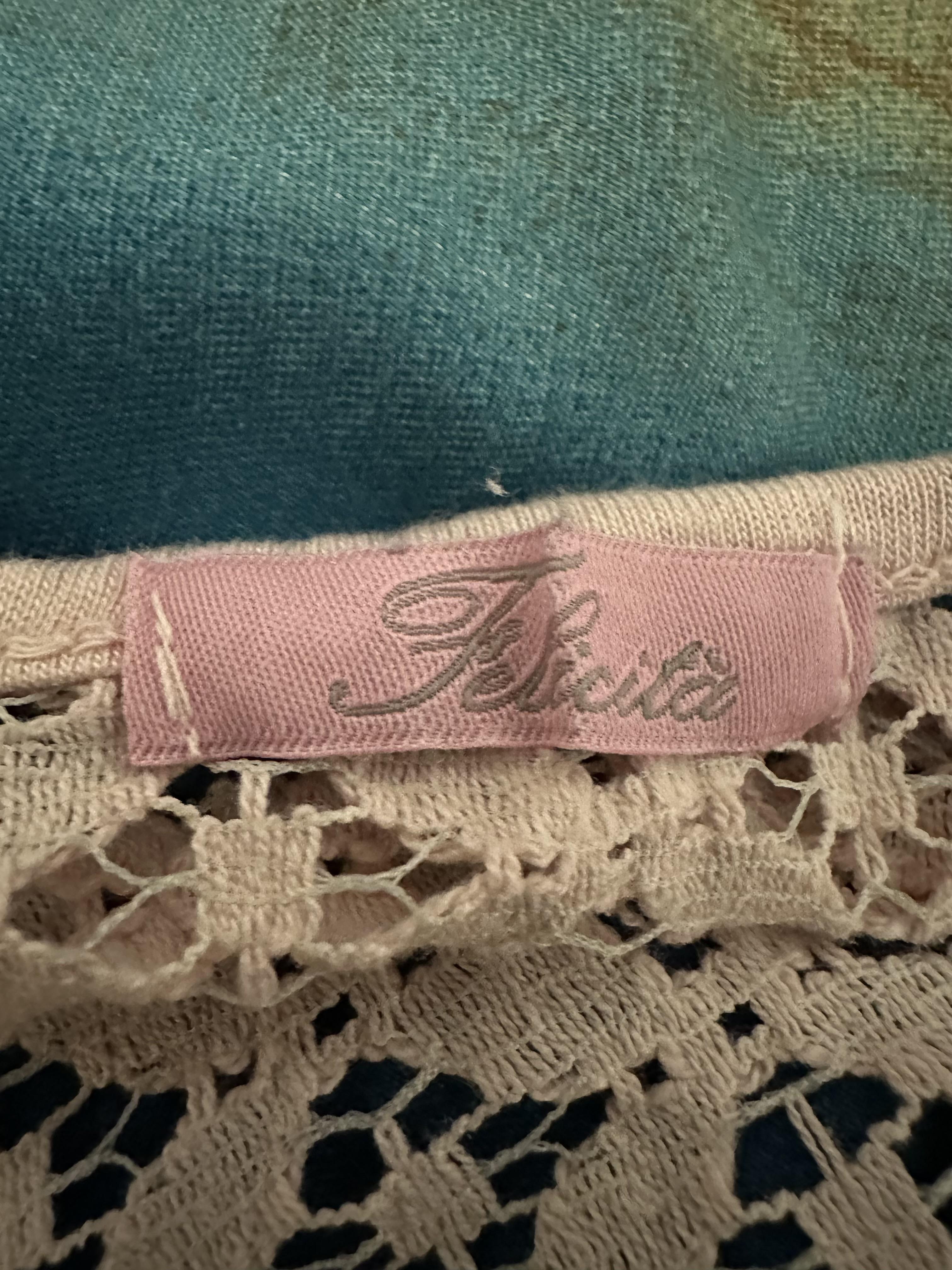 troc de troc félicita : robe longue d’été rose - pas d’étiquette mais t42 image 1