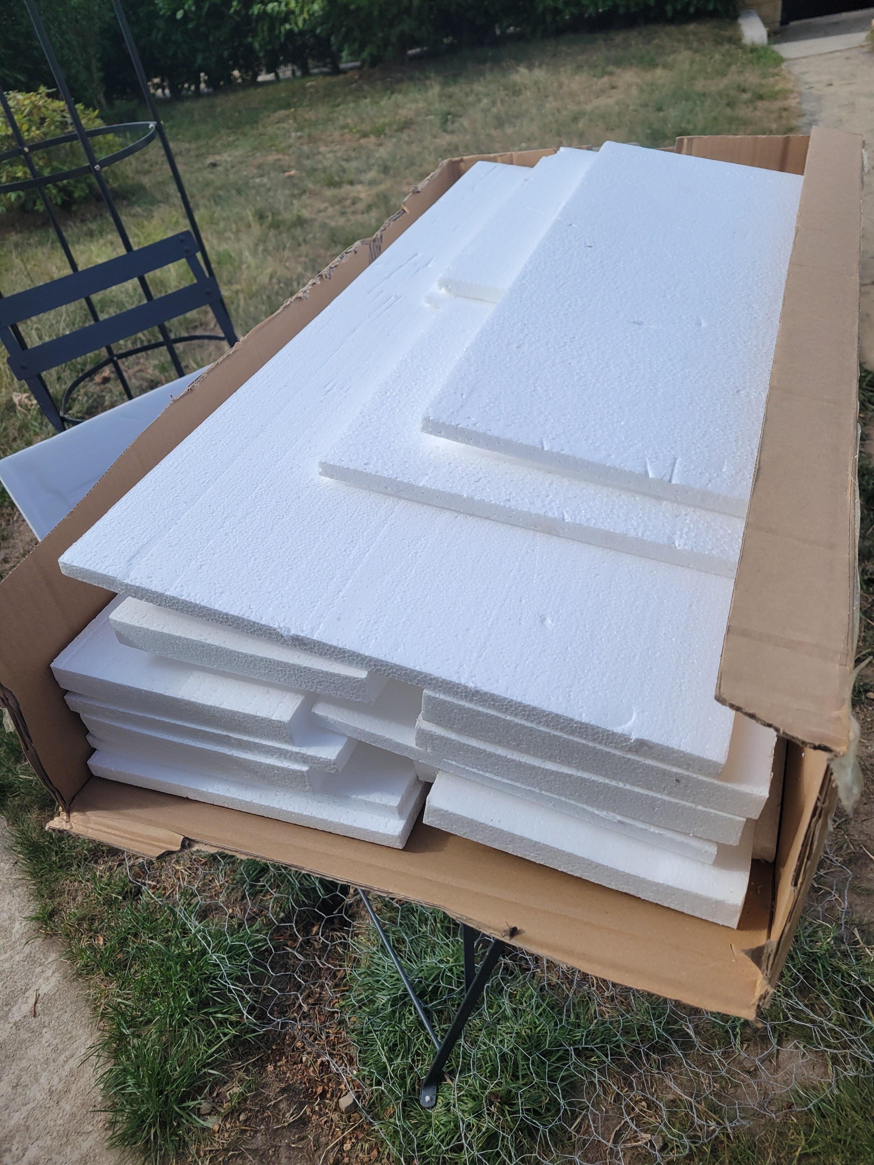 troc de troc gros lot plaques polystyrène pour loisirs créatifs ou protection image 2