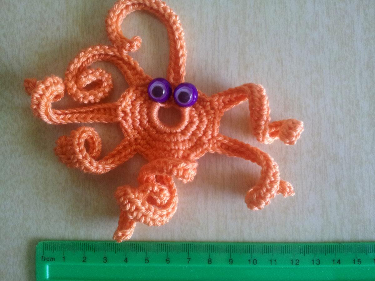 troc de troc petite pieuvre au crochet faite main #7 image 2