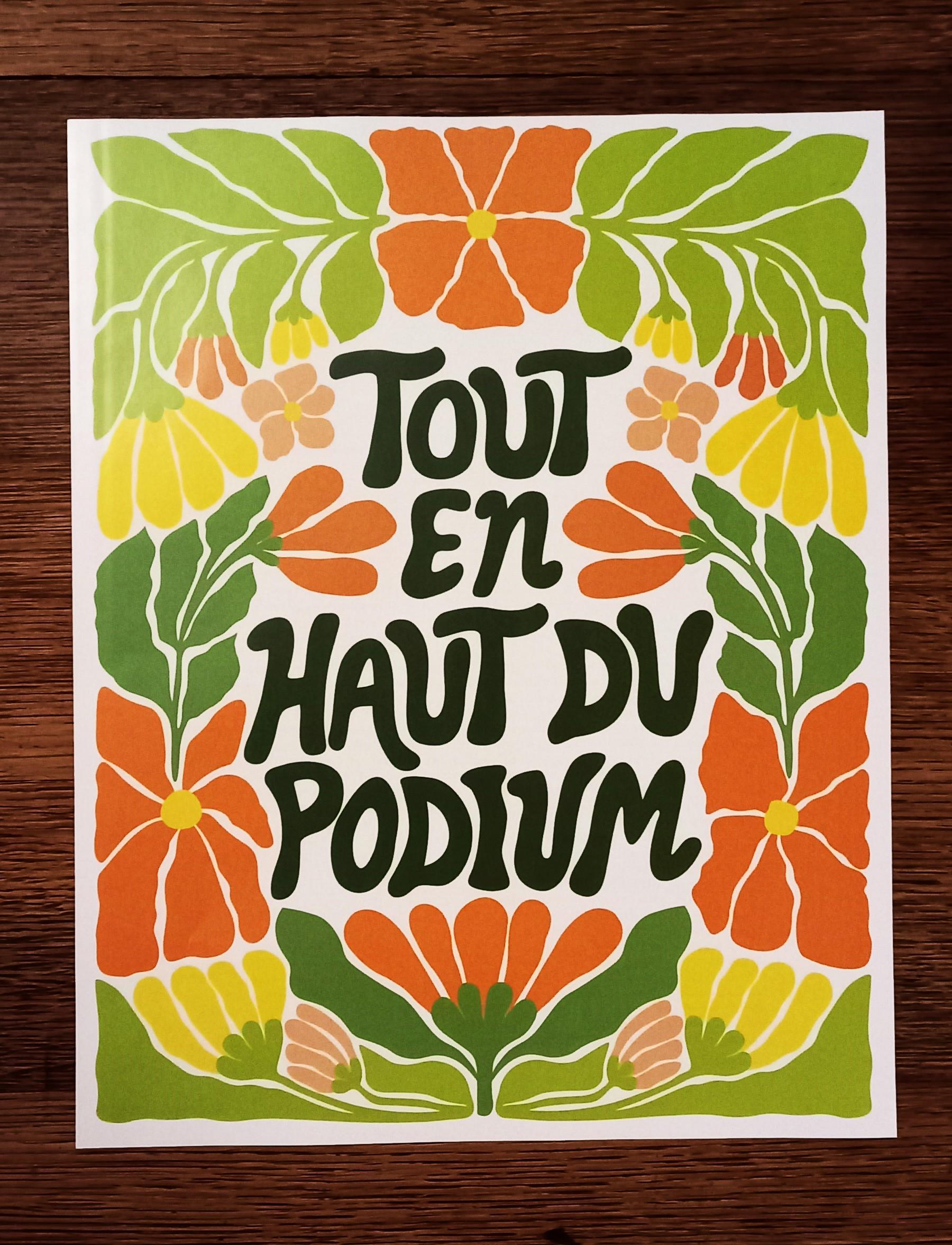 troc de troc affiche "tout en haut du podium". image 0